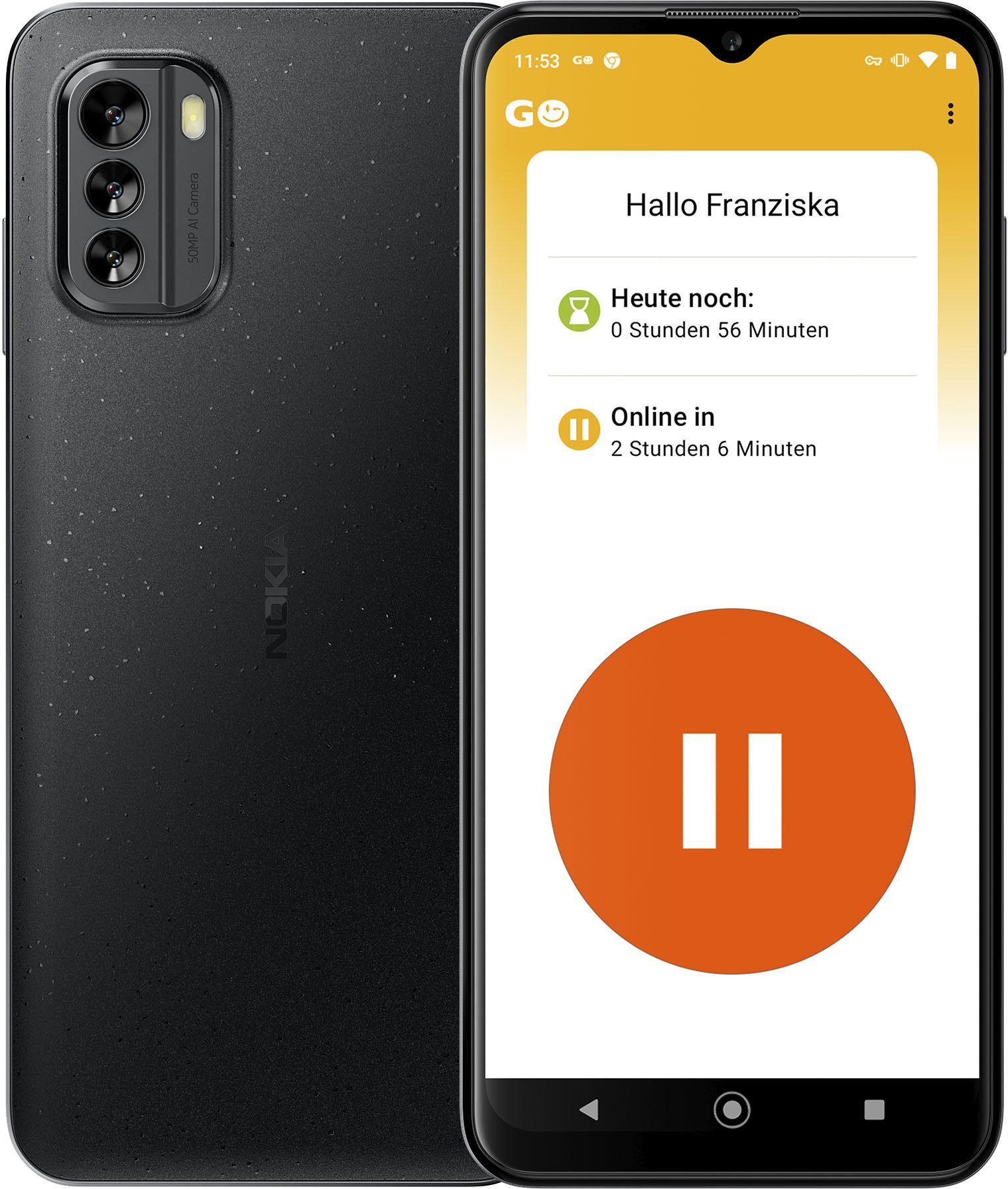 50 Smartphone Phone – cm/6,58 MP G60 Prokids Zoll, 128 GB Speicherplatz, Kamera) (16,71 Nokia