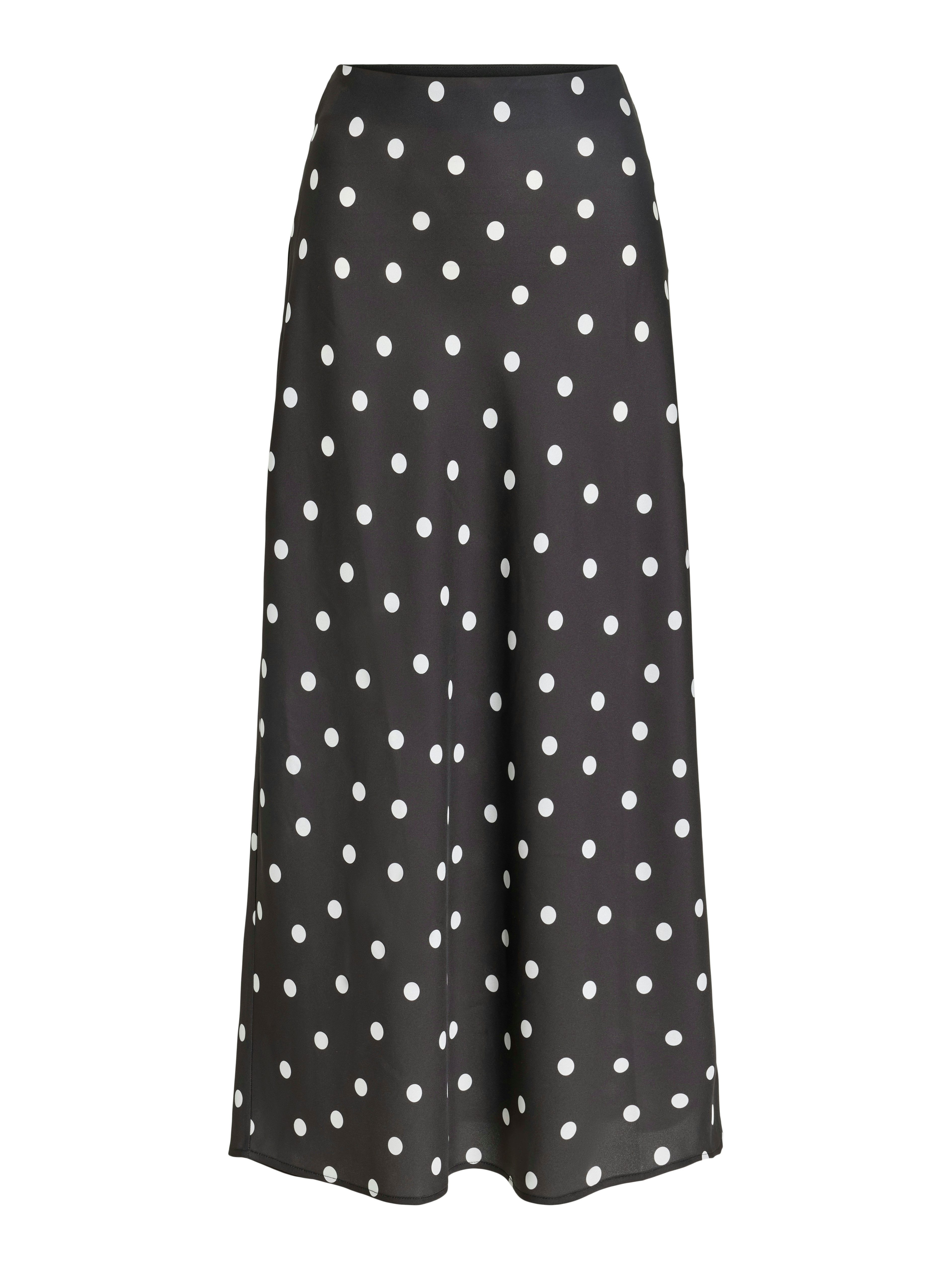 Black AOP:SNOW WHITE DOTS