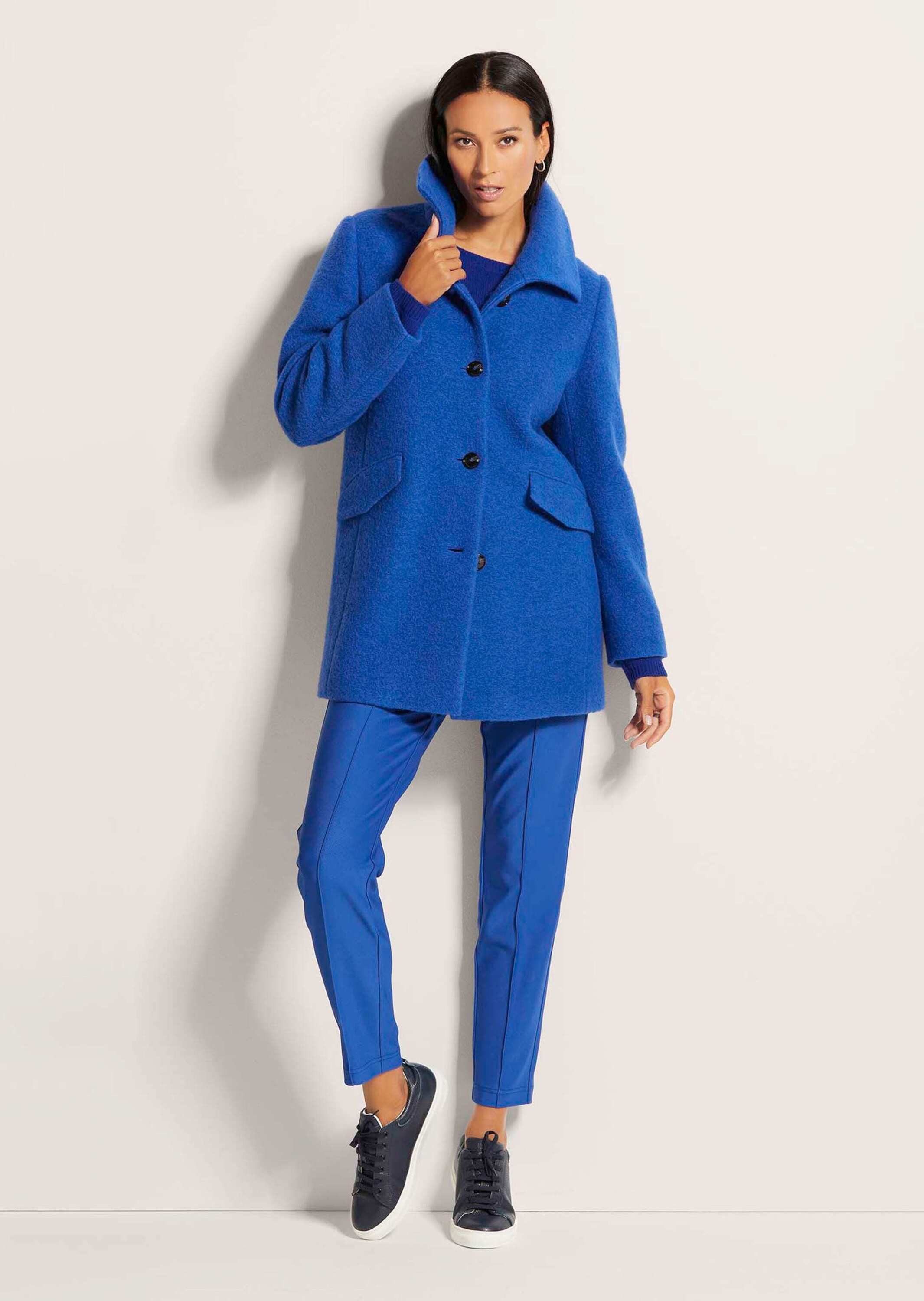 MADELEINE Kurzmantel Eleganter Damenmantel aus Wolle Kurzer Mantel, großer günstig online kaufen