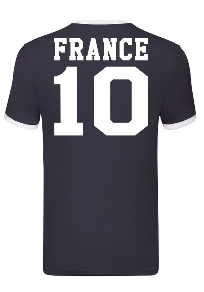 Blondie & Brownie T-Shirt Herren Weltmeister Frankreich EM Sport Fußball France Trikot