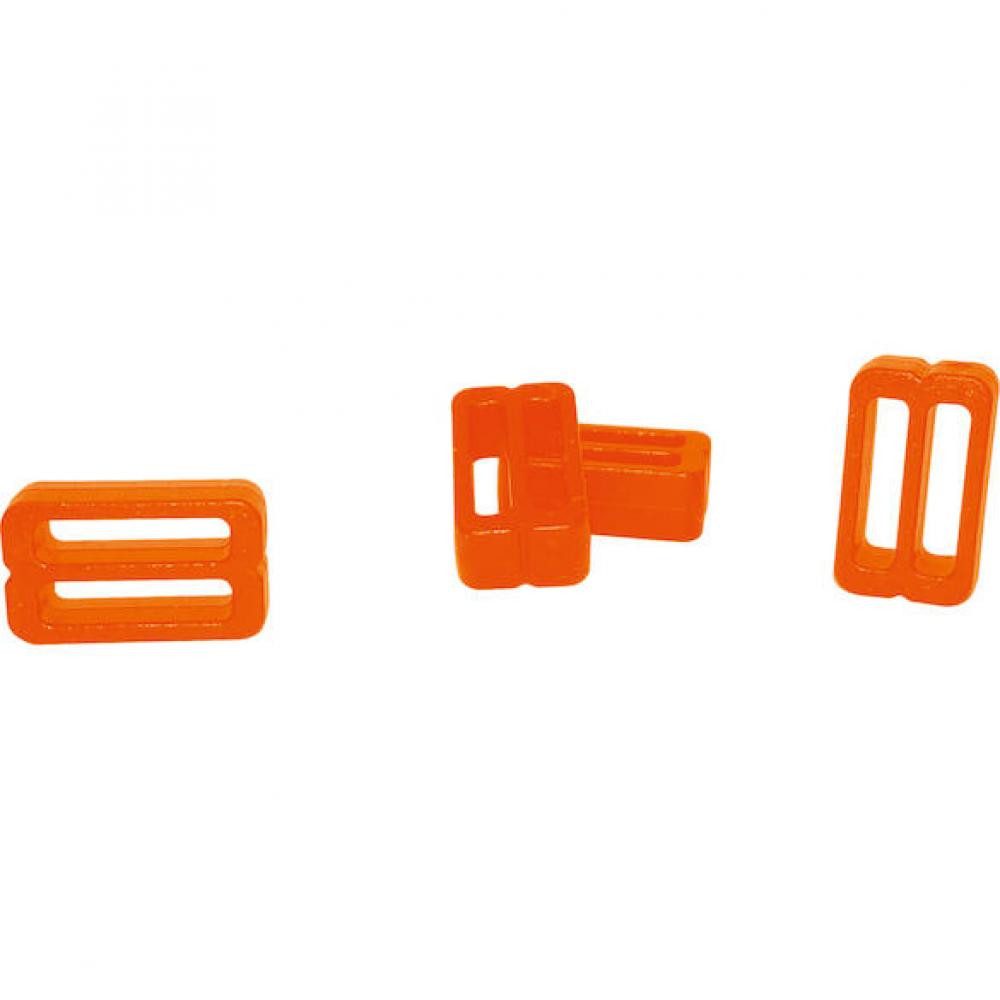 Fixplus Fahrradreflektor FixPlus Strapkeeper Nano/Slim 15 Orange - sicheres Fixieren loser Stra