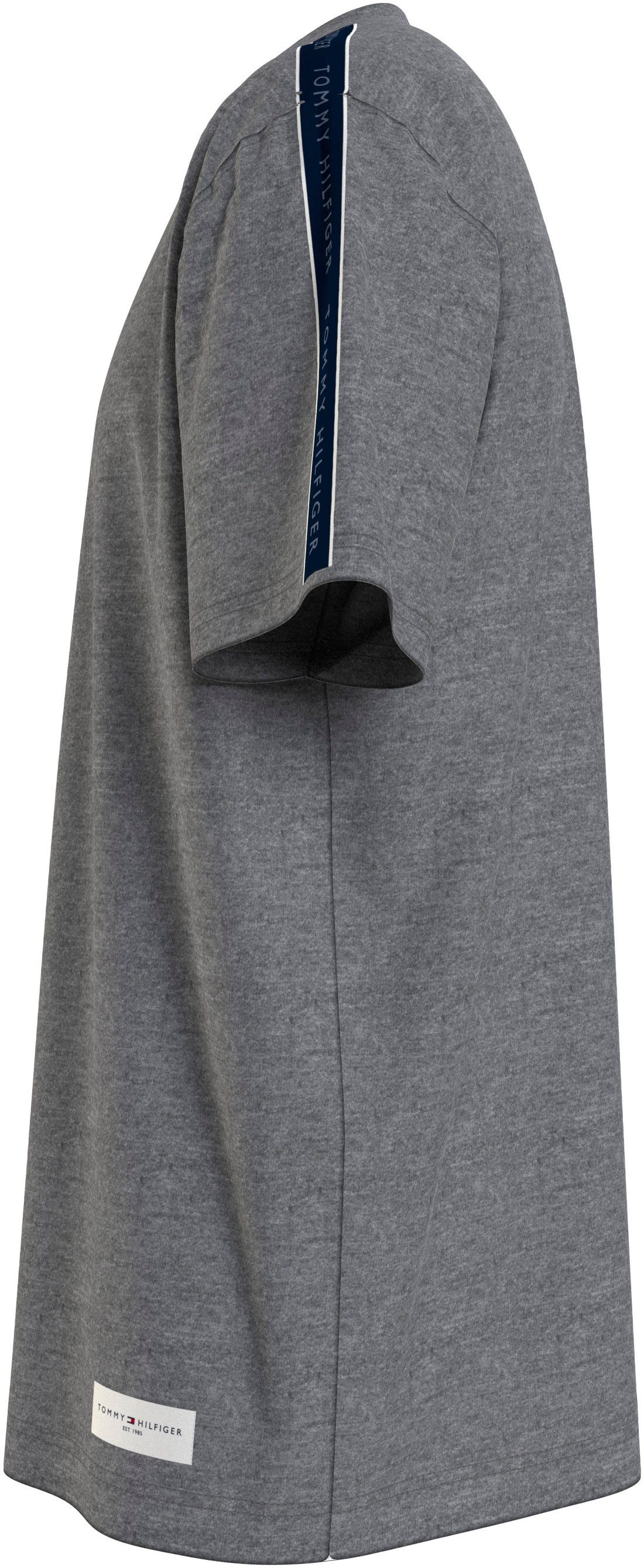 Hat T-Shirt Grey in Hilfiger Optik Tommy Underwear SS LOGO Dark TEE melierter