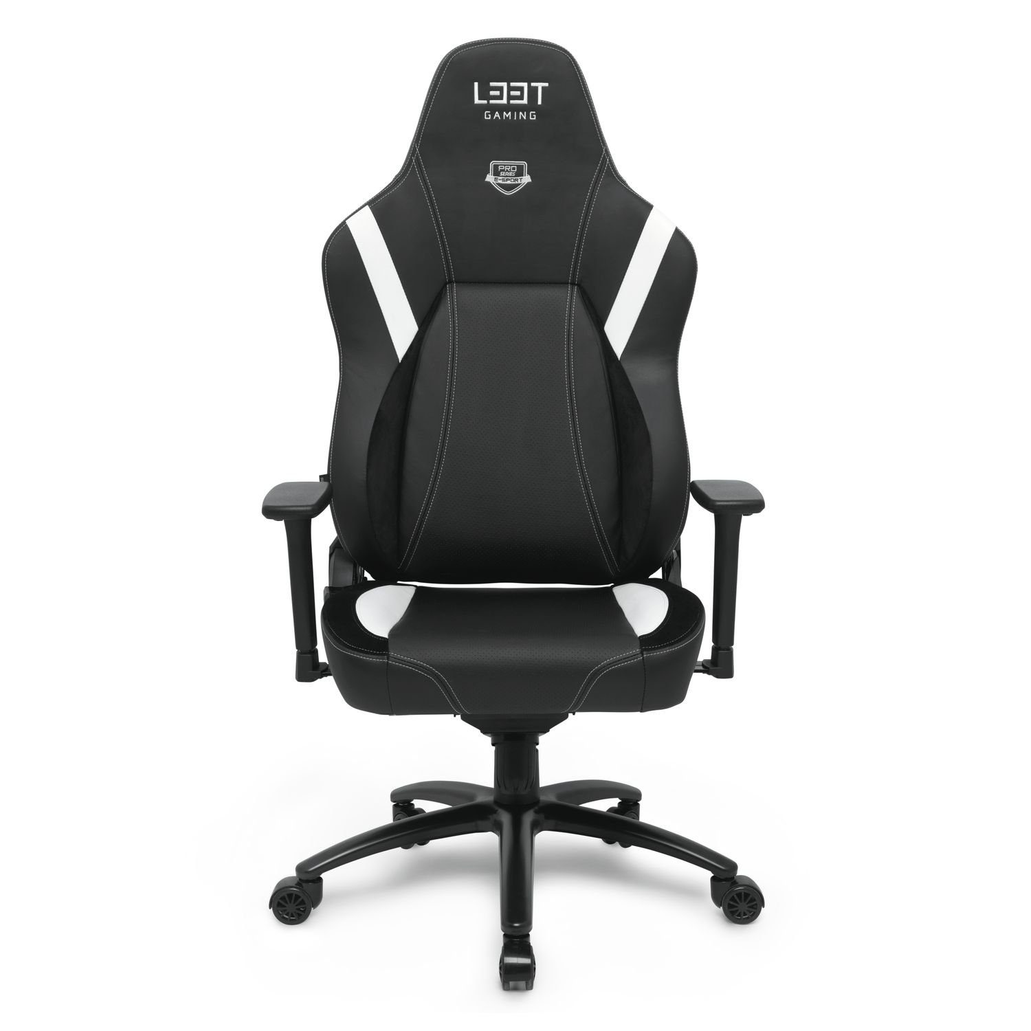 L33T Gaming-Stuhl E-SPORT PRO SUPERIOR, XL GAMING Stuhl XL / Büro Stuhl XL (kein Set), Einstellbare Rücken-/ und Armlehne