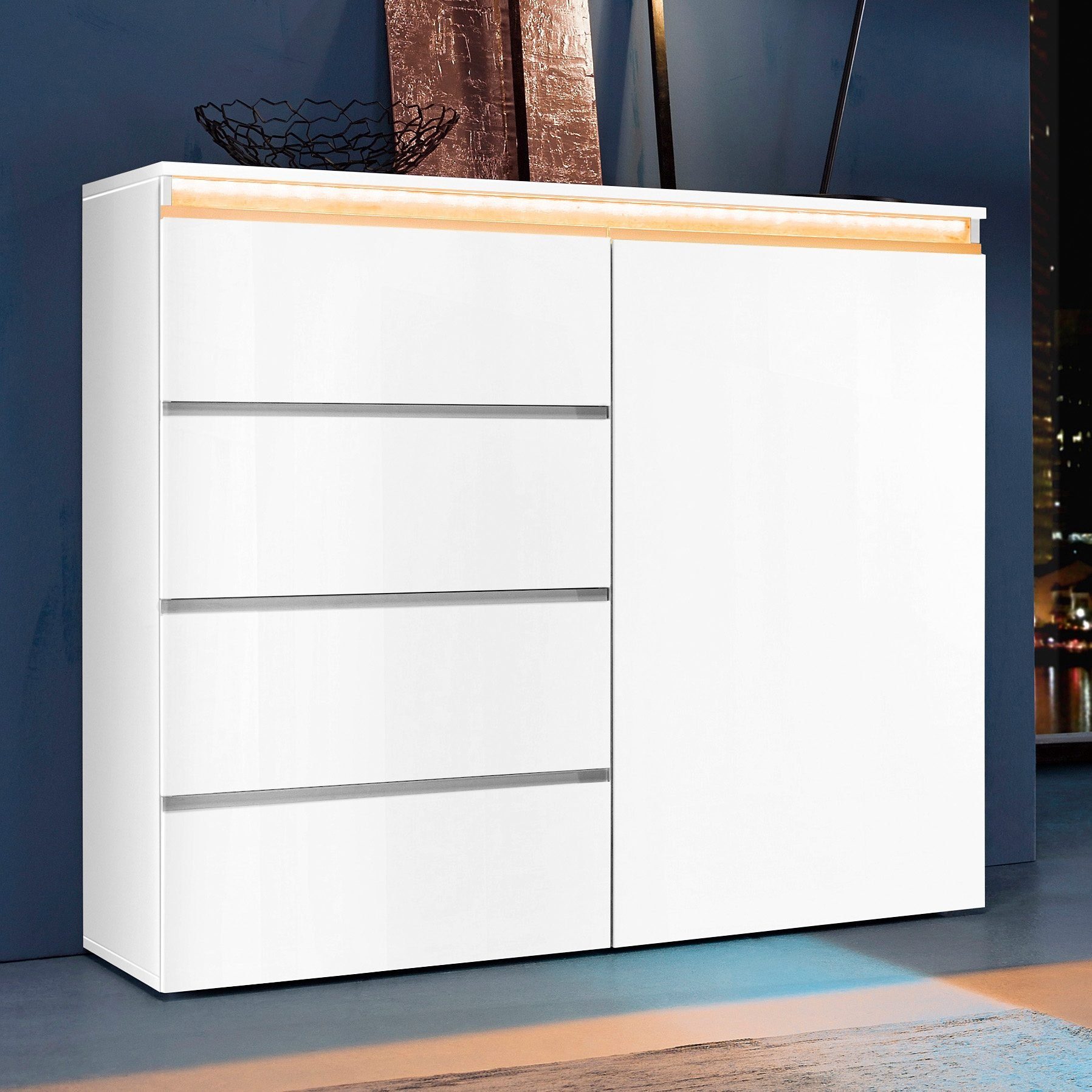INOSIGN Highboard Magic, Highboard, Hochschrank, Hochkommode, mit 1 Tür und günstig online kaufen