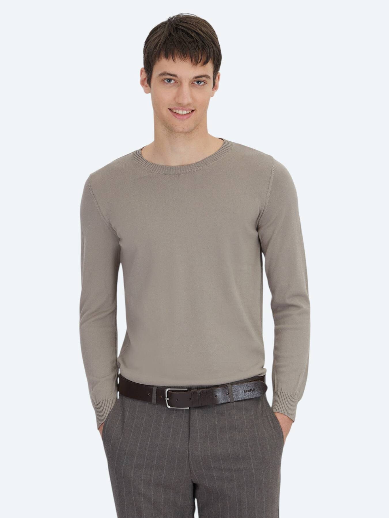 KİP Steppweste Rundhals Pullover aus Strick