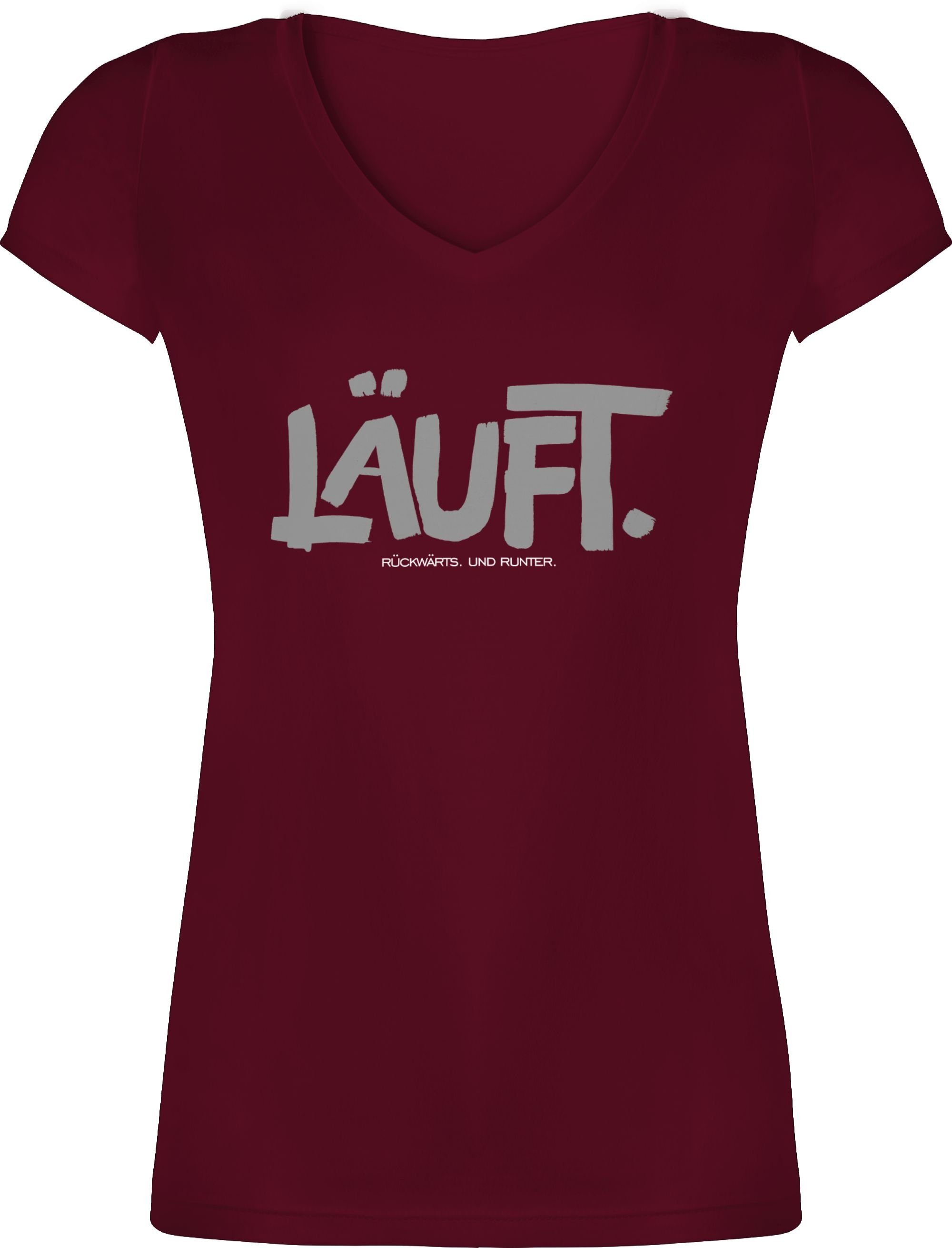 Shirtracer TShirt »Läuft. Sprüche Statement mit Spruch Damen T