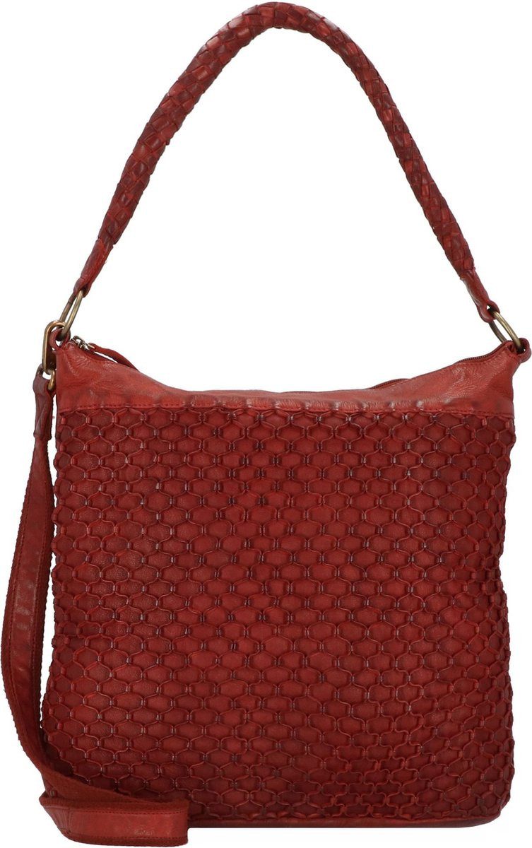 GreenLand Nature Schultertasche Femi & Nine Lederschultertasche 39 cm, echt Leder