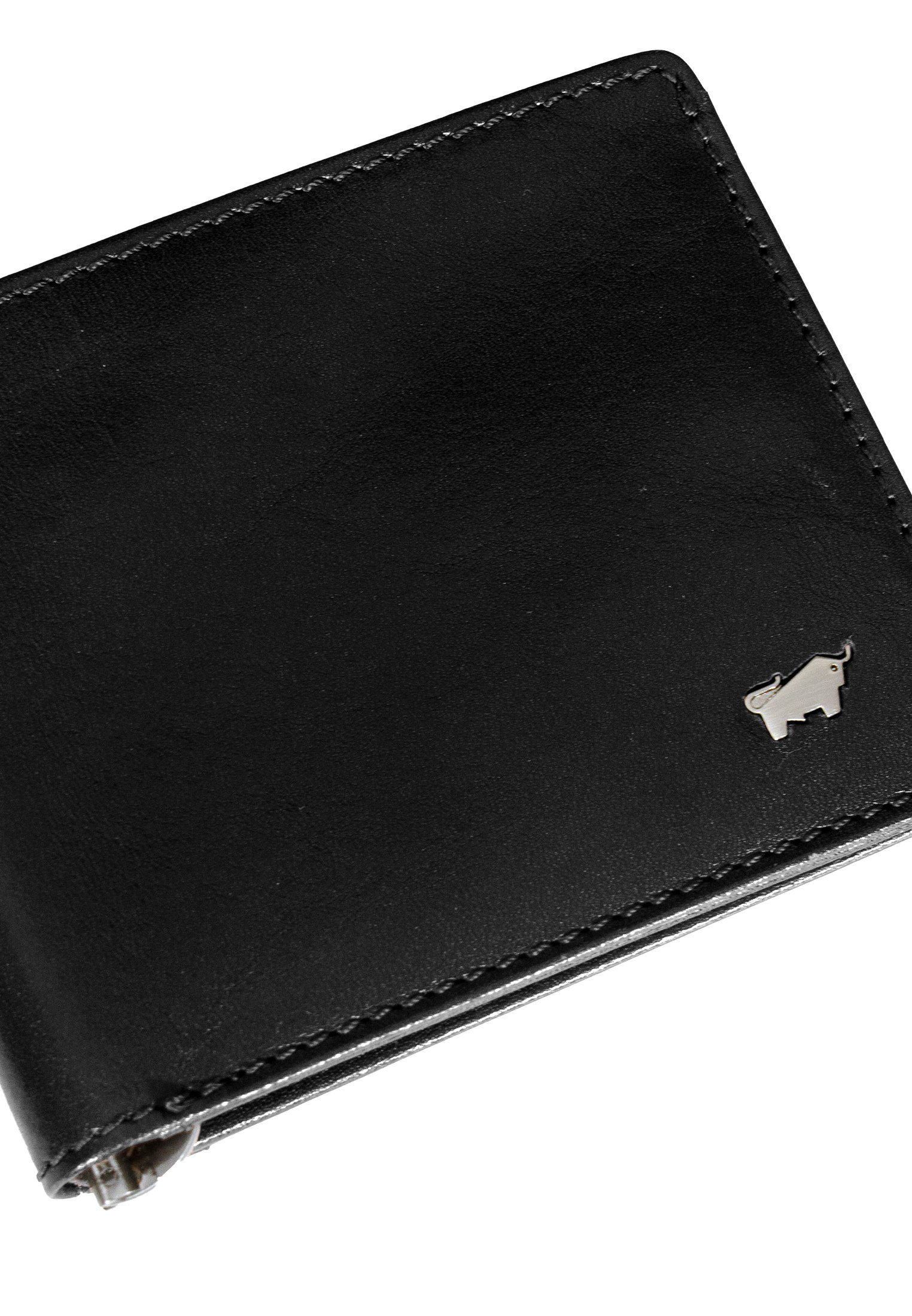 Geldklammer RFID Dollarclip Braun schwarz COUNTRY Büffel 8CS, Geldbörse mit