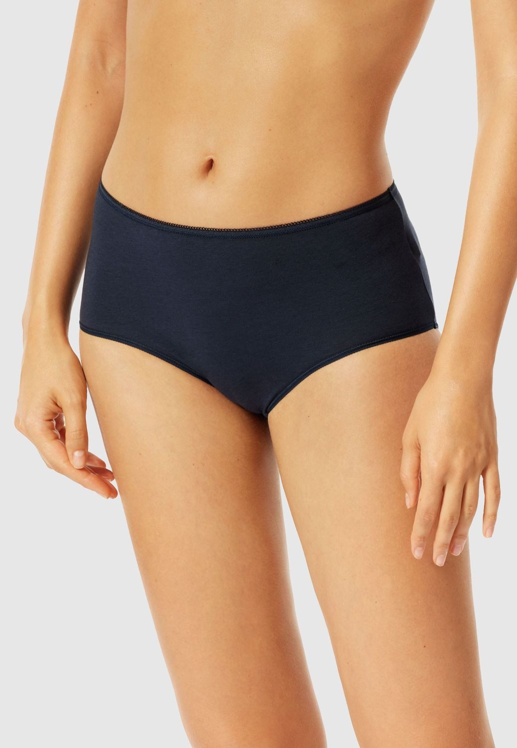 uncover by SCHIESSER Slip Bamboo Cotton - MIDI (Set) atmungsaktiv, temperaturausgleichend, weich, leicht, im 4er Pack