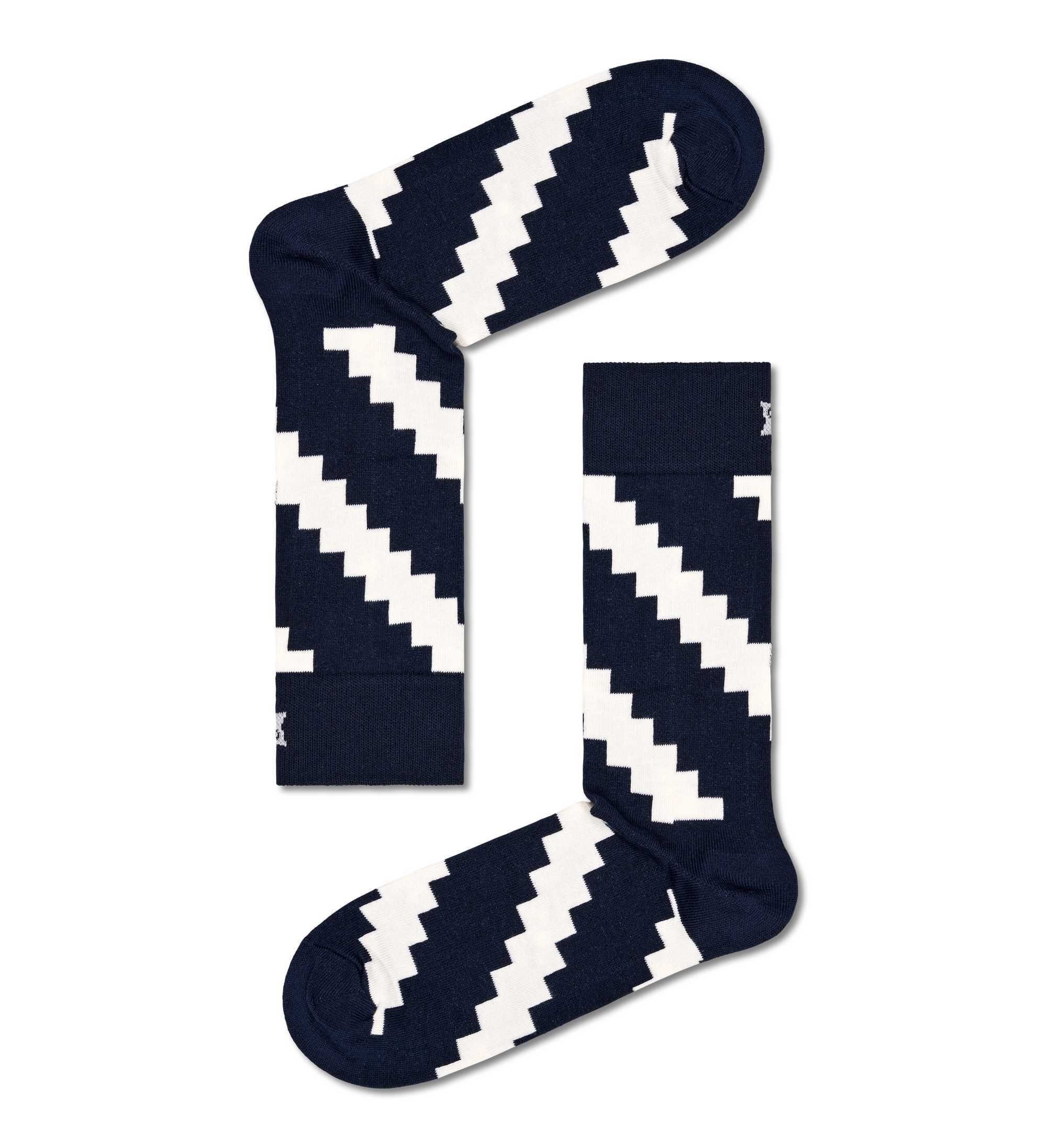 Happy Socks Kurzsocken Geschenkbox Pack Unisex Socken, Blues Moody 4er