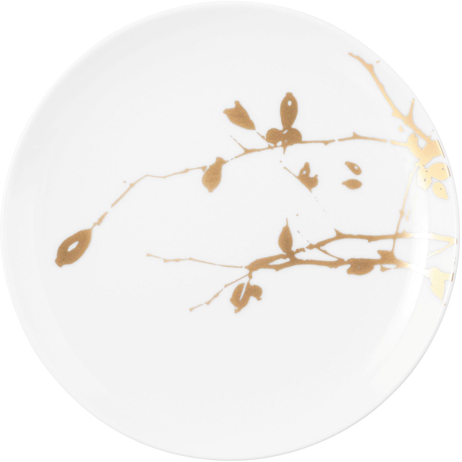 Seltmann Weiden Хлебная тарелка Liberty - Golden Rose Hip, (1 St), Тарелки 17,5 cm