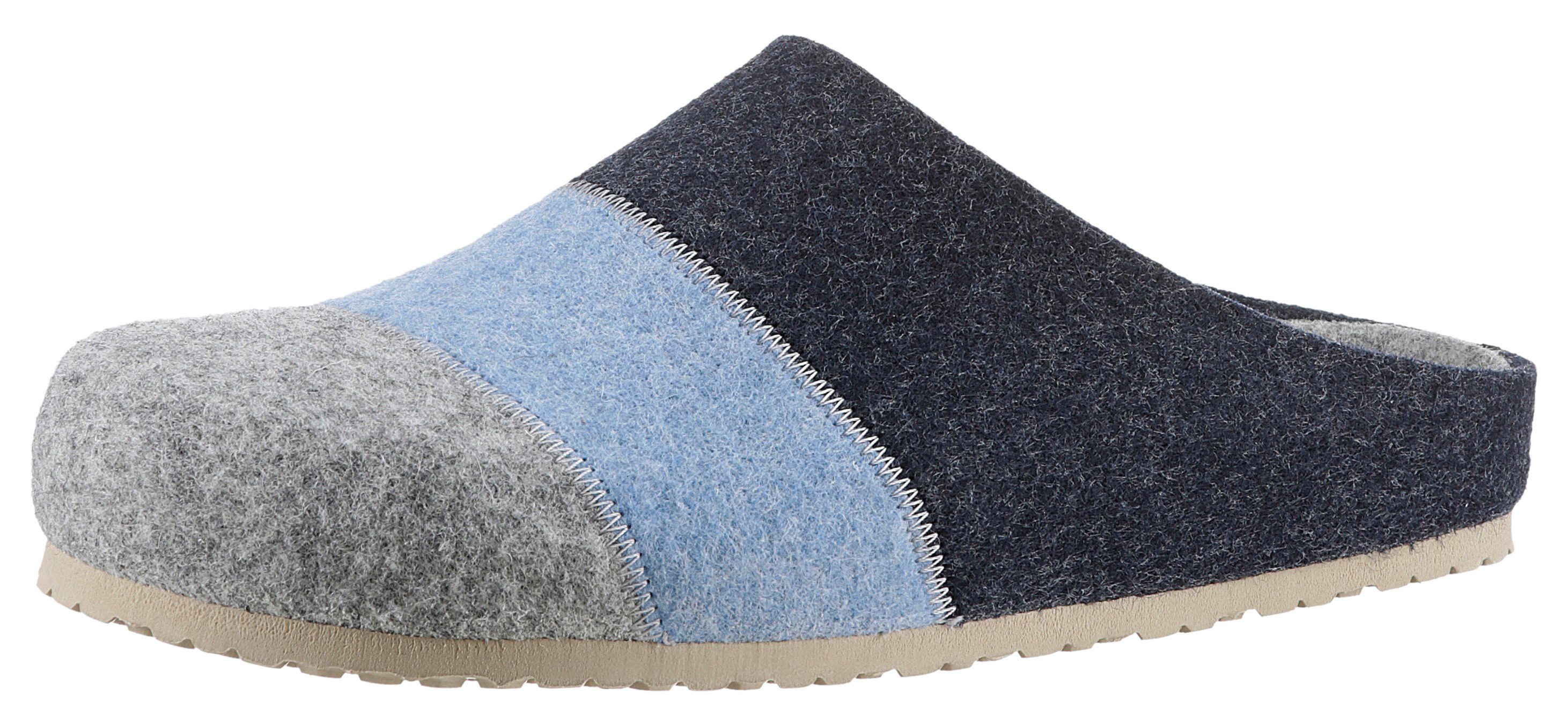 Aniston SHOES Panal Clog, Hausschuh, Homeslipper in Patchwork-Optik günstig online kaufen