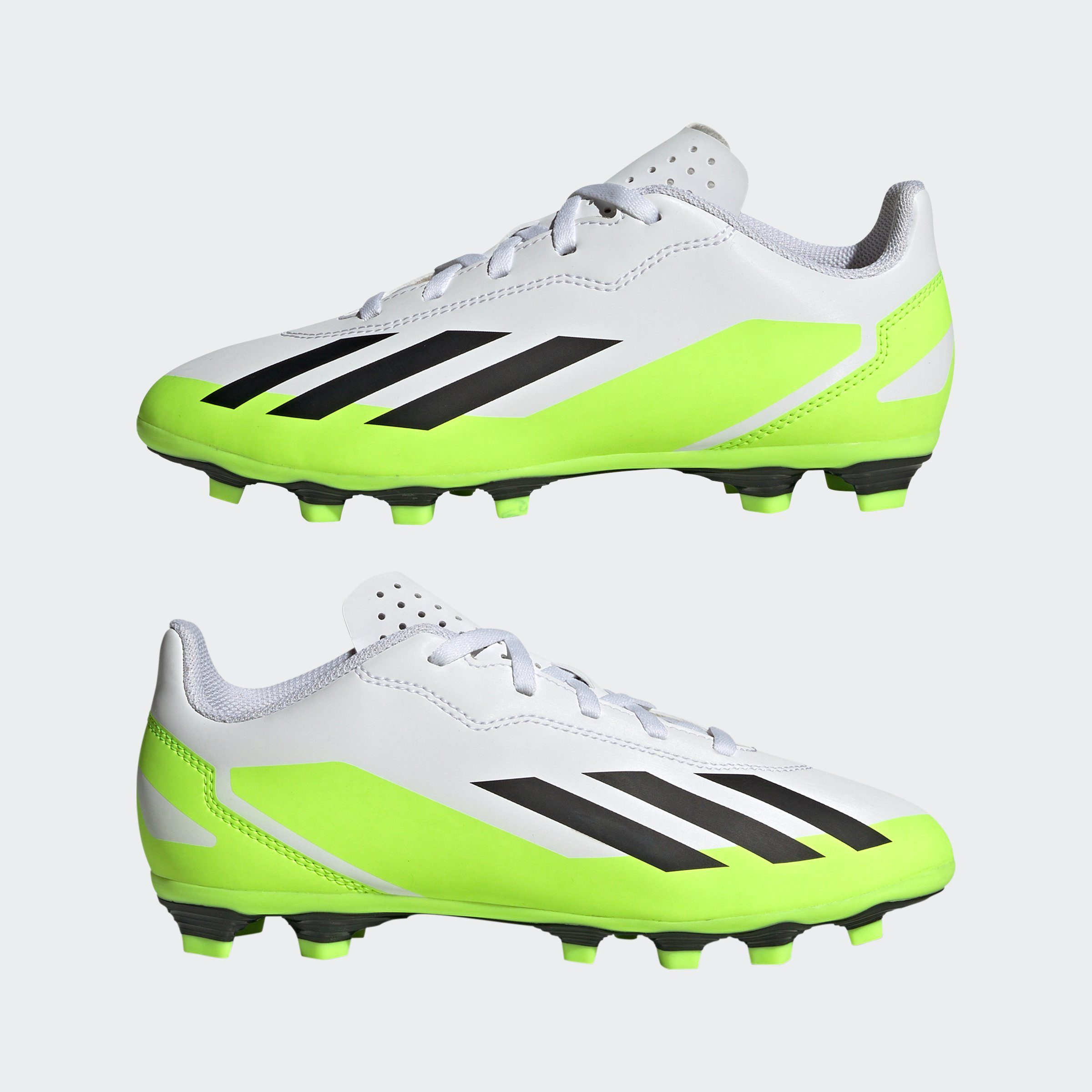 X FXG Lemon J Black Performance adidas Fußballschuh / White Lucid / Core Cloud CRAZYFAST.4