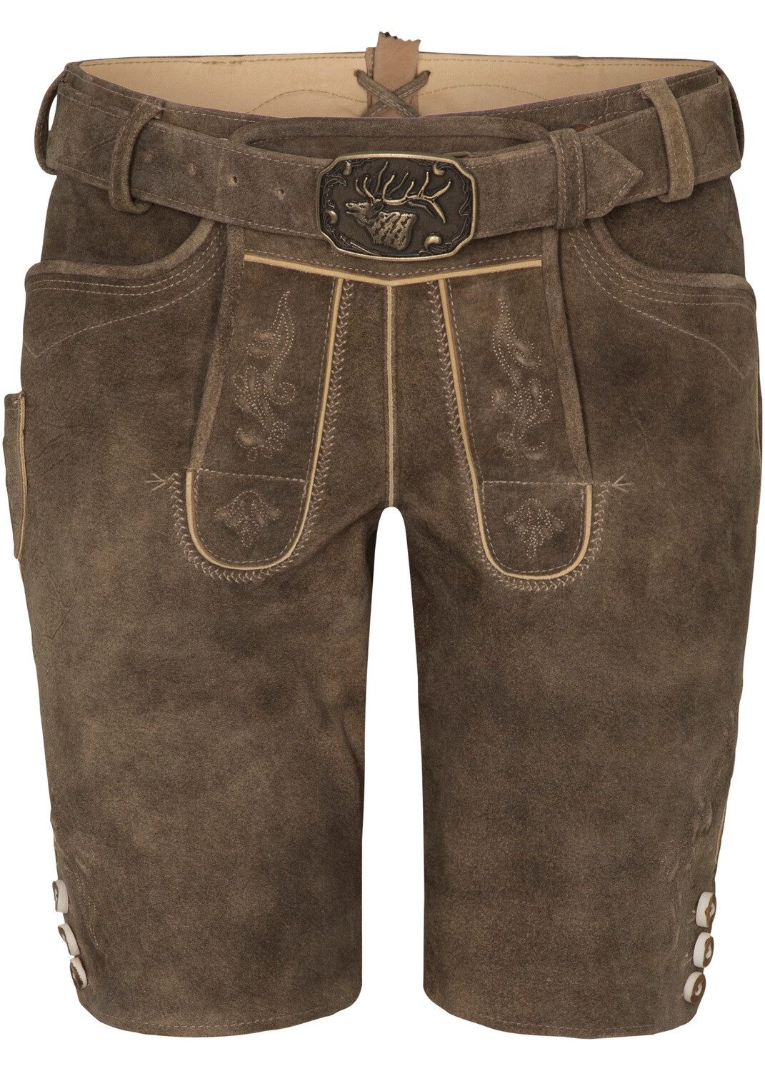 Spieth & Wensky Trachtenhose Kurze Lederhose Rampoldi