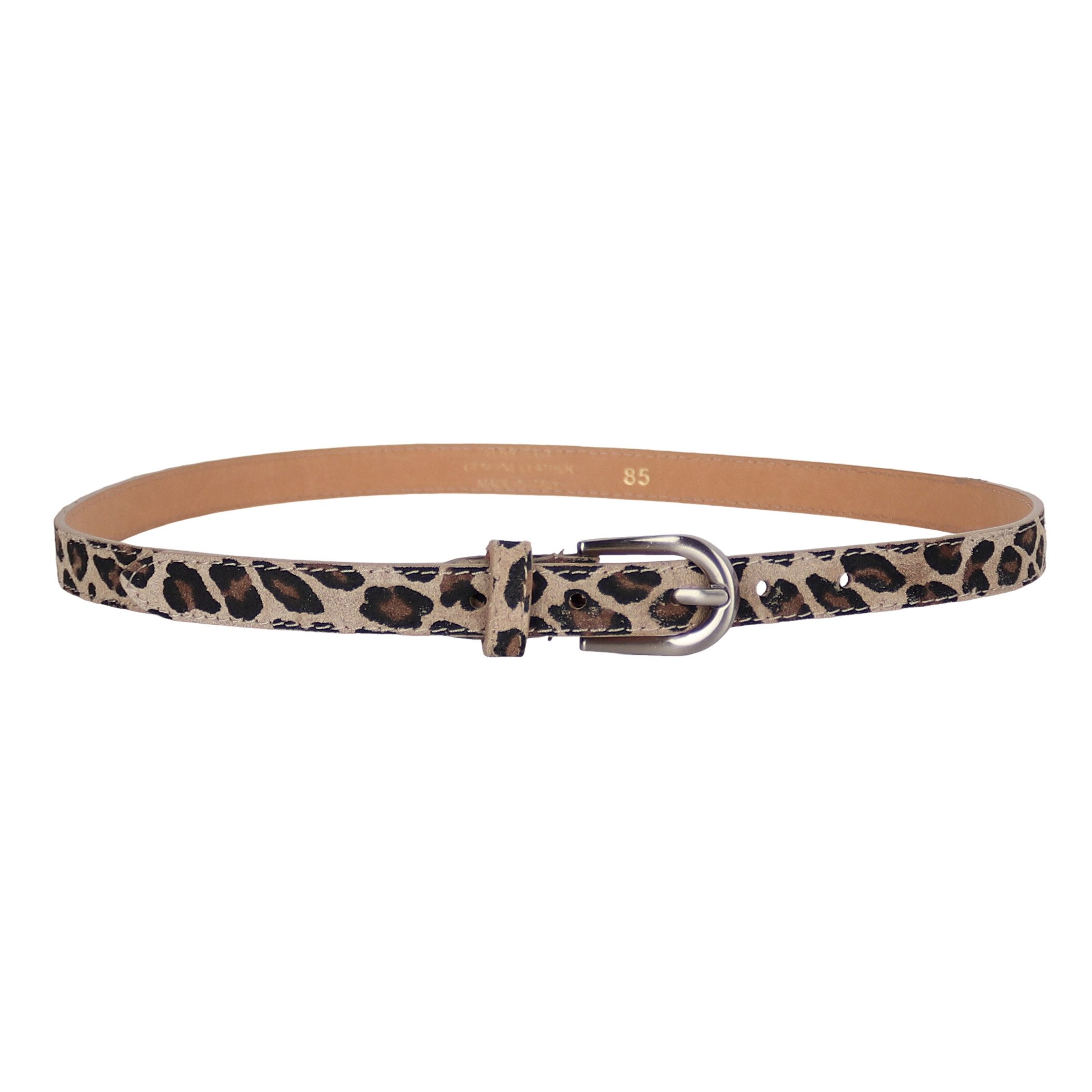 MIRROSI Ledergürtel Damen Gürtel Echtleder, Made in Italy, 18mm breit (Passt fast zu jeder Hosenschlaufe) aus Echtem Leder
