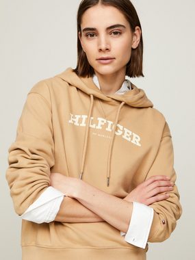 Tommy Hilfiger Hoodie REG MONOTYPE FLOCK HOODIE mit Logoschriftzug