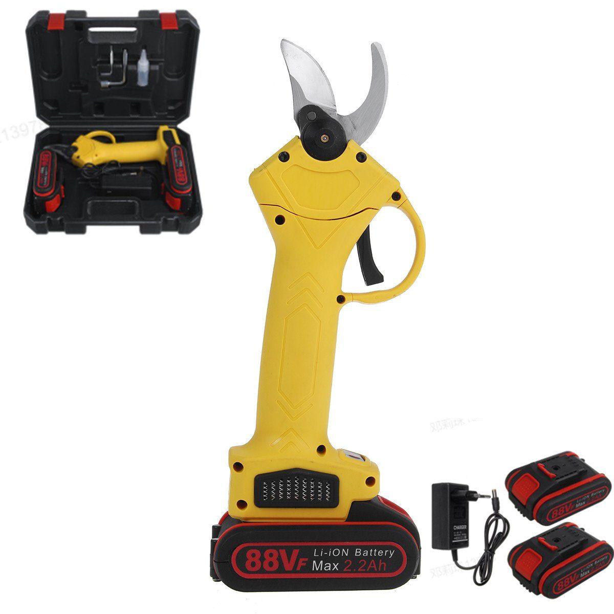 VIOLEWORKS AkkuAstschere, 88V Cordless Akku Astschere, Elektrisch