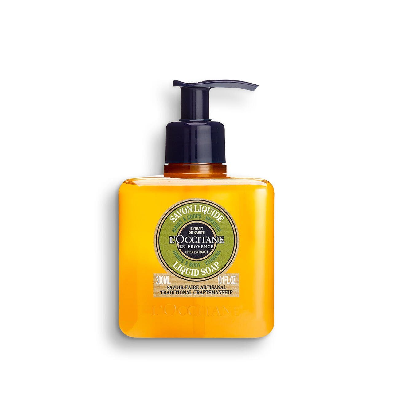 L'OCCITANE Flüssigseife Karite Flüssigseife Verbene 300ml, Alle Hauttypen