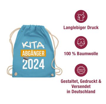 Shirtracer Turnbeutel Kita Abgänger 2024, Schulanfang & Einschulung Geschenk Turnbeutel