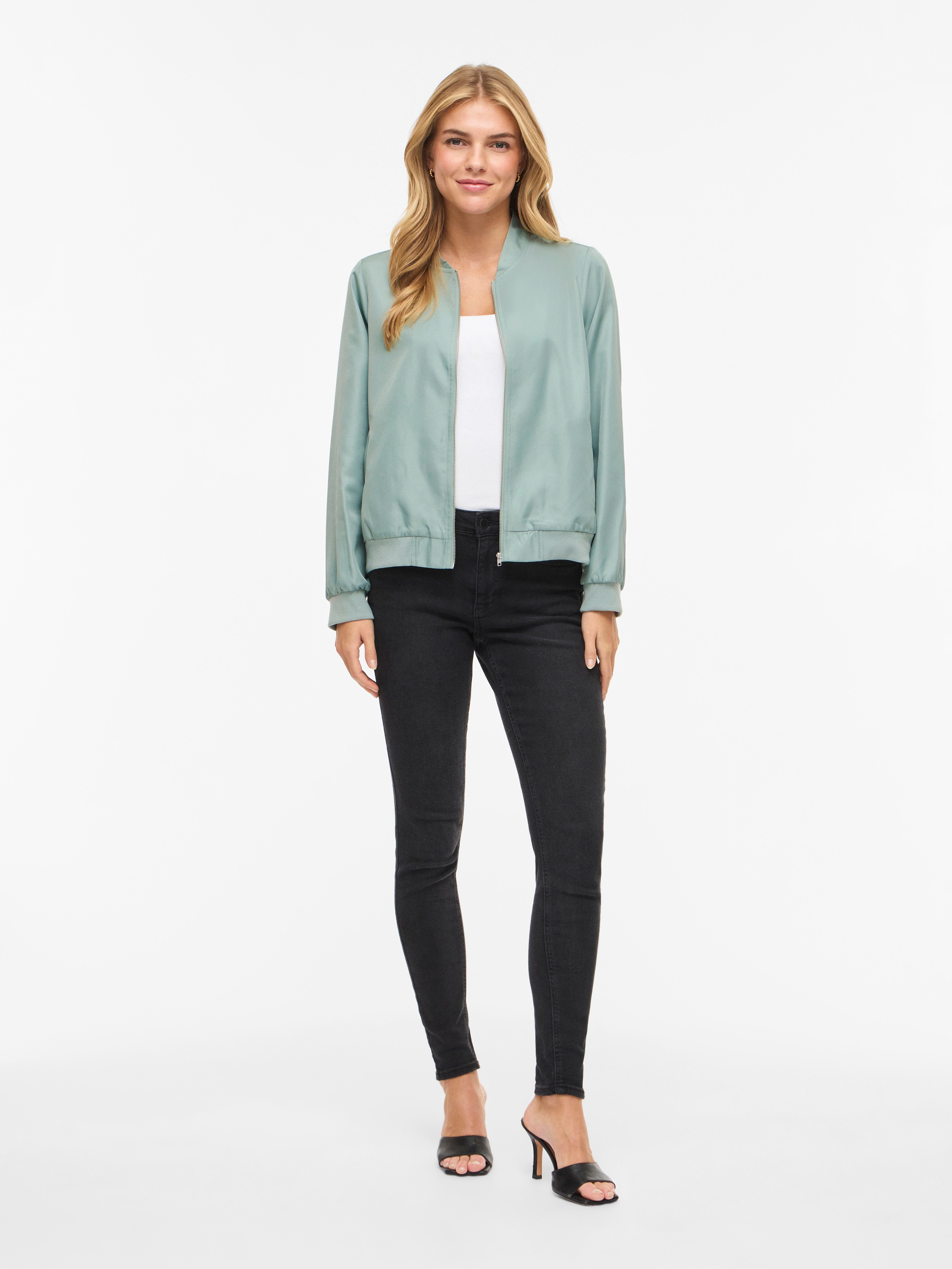 Vila Blouson VIPAPAYA L/S BOMBER JACKET - NOOS Kunstfaser – Bild 5 von 5