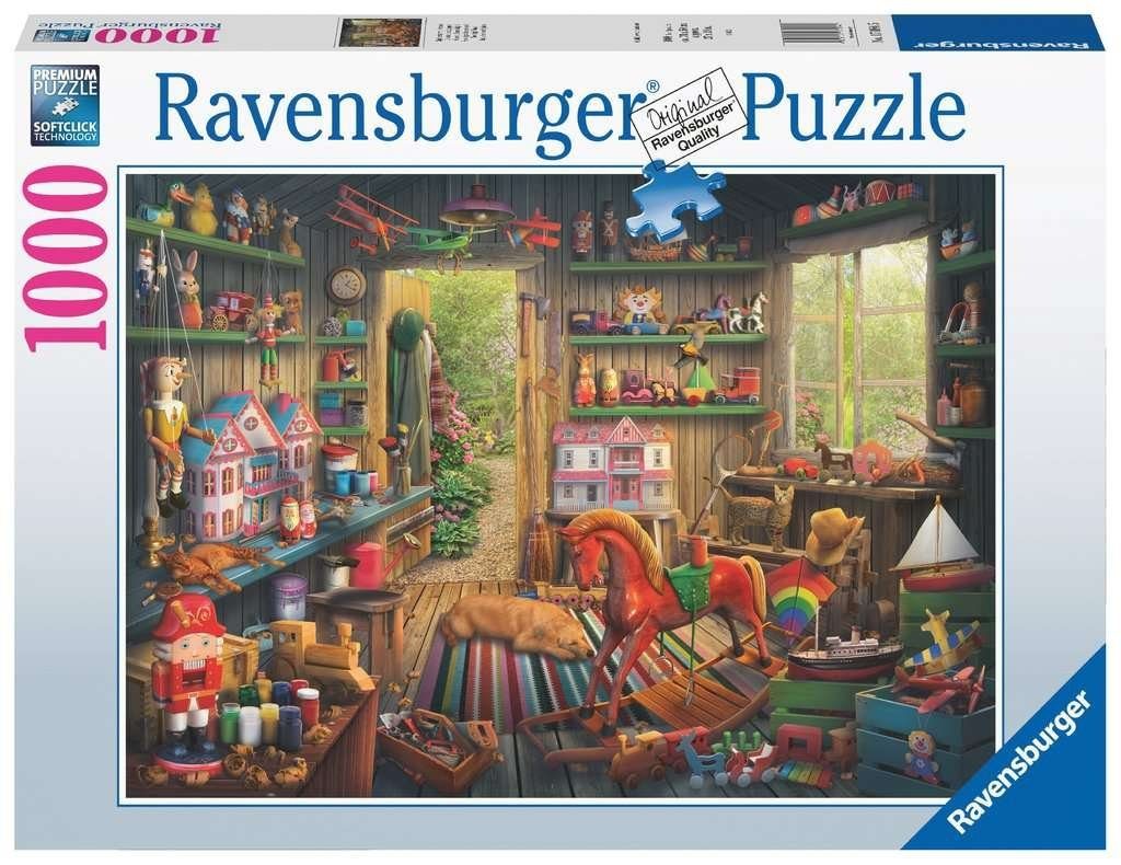 Ravensburger Puzzle Spielzeug von damals Puzzle, 1000 Puzzleteile, Made in Germany
