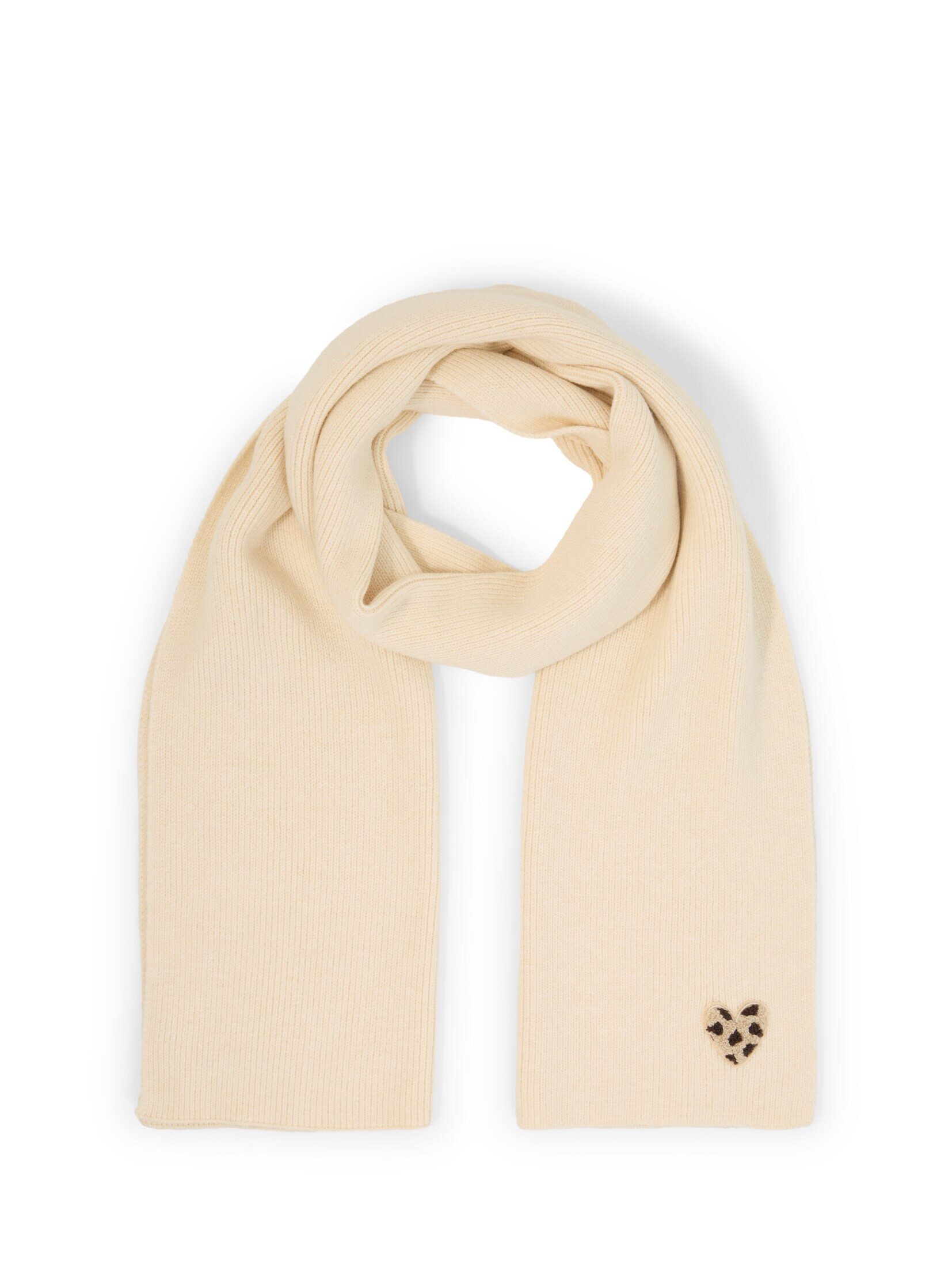 TOM TAILOR Strickschal Accessoire, Strickschal mit Badge