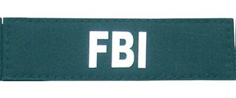 HEIM Наклейка на липучке »FBI« ...