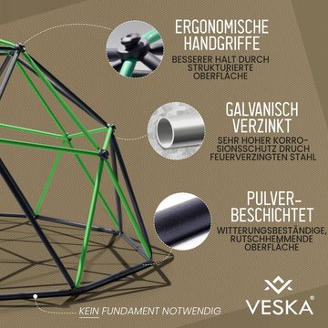 VESKA Klettergerüst Dome Climber Kinder Kletterkuppel Geodome Metall