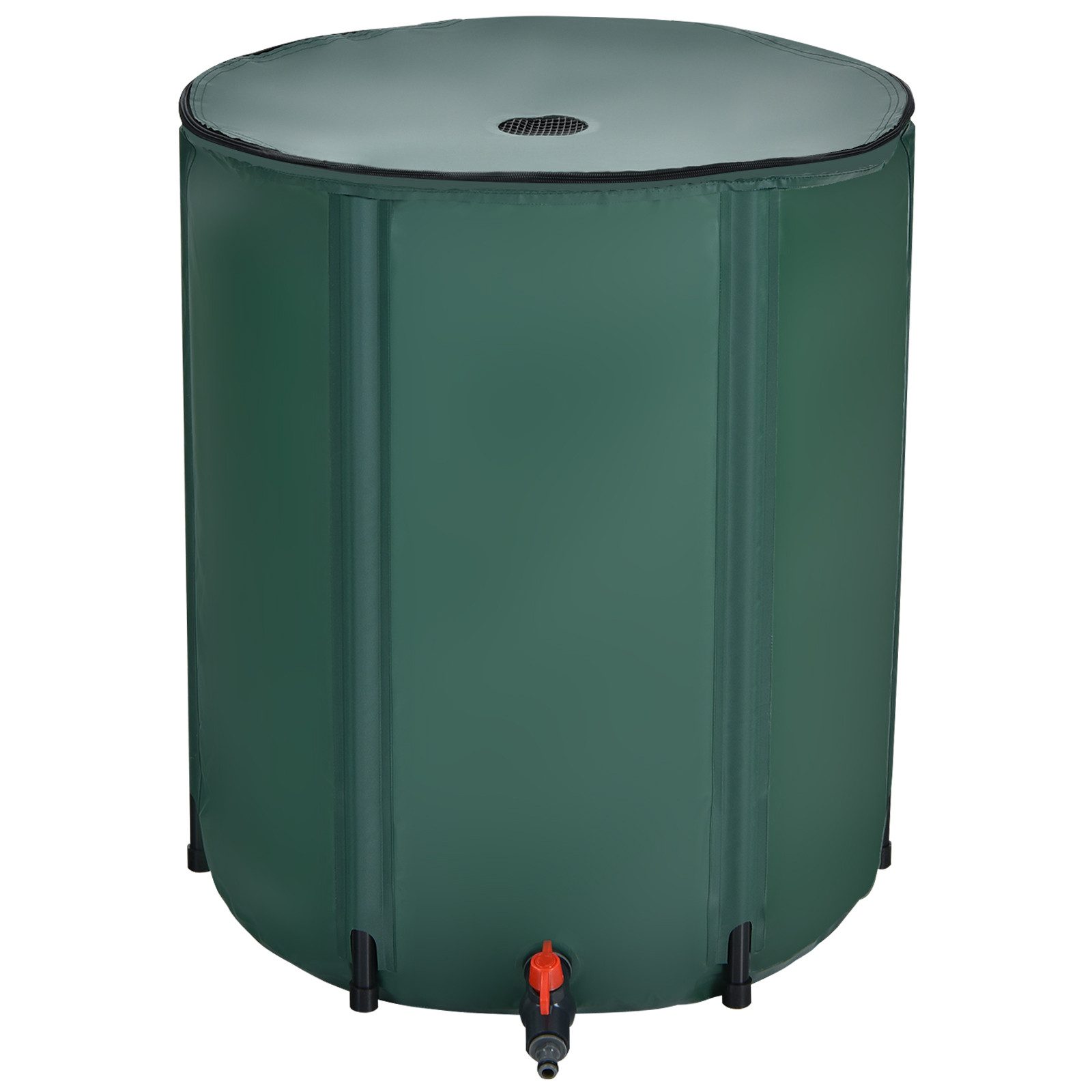COSTWAY Regentonne 225L Regenwassertank, 60x60x80cm