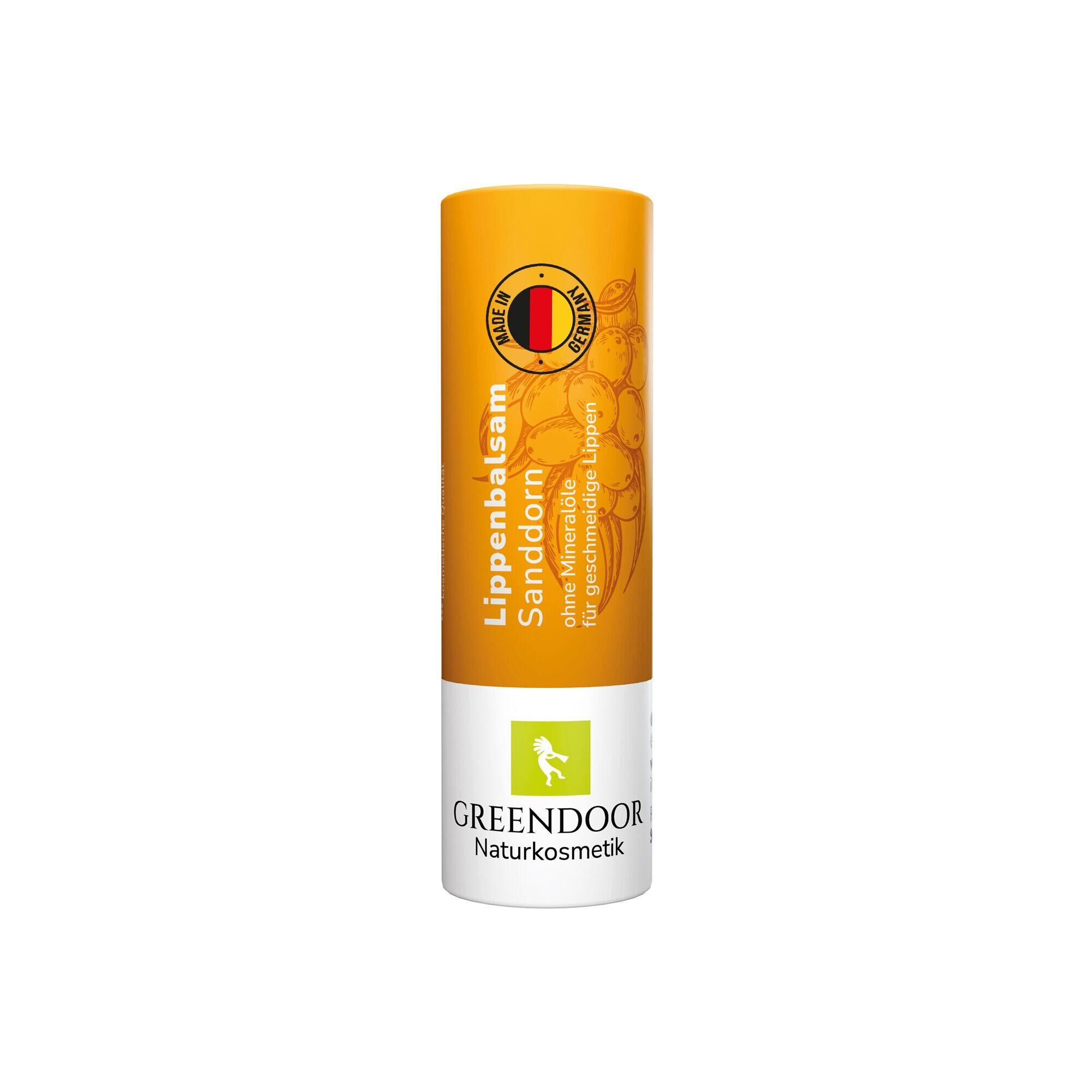 GREENDOOR Lippenbalsam Lippenbalsam Sanddorn