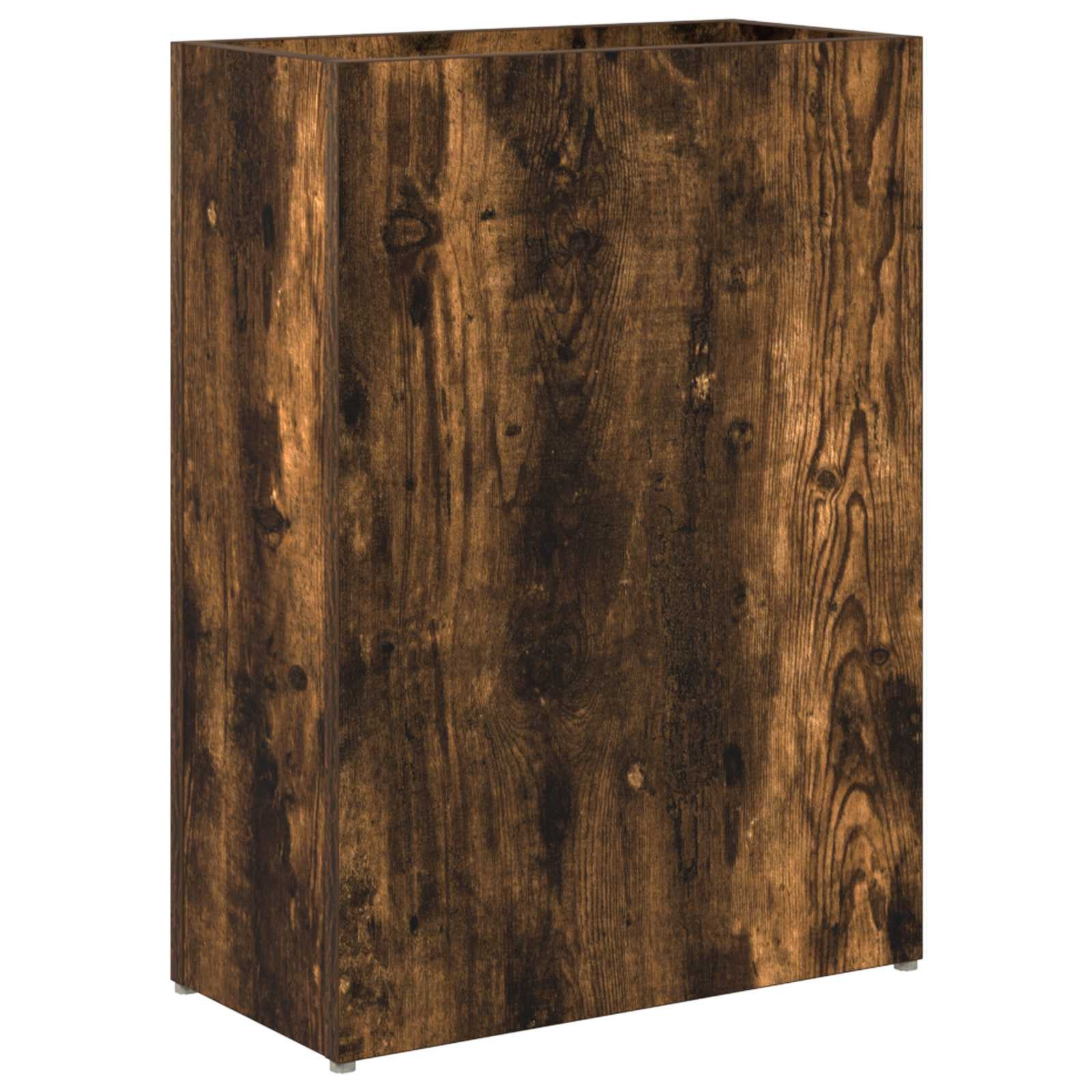vidaXL Schirmständer Sonnenschirmhalter Räuchereiche 40 x 20 x 55,5 cm Holzwerkstoff (1 St)