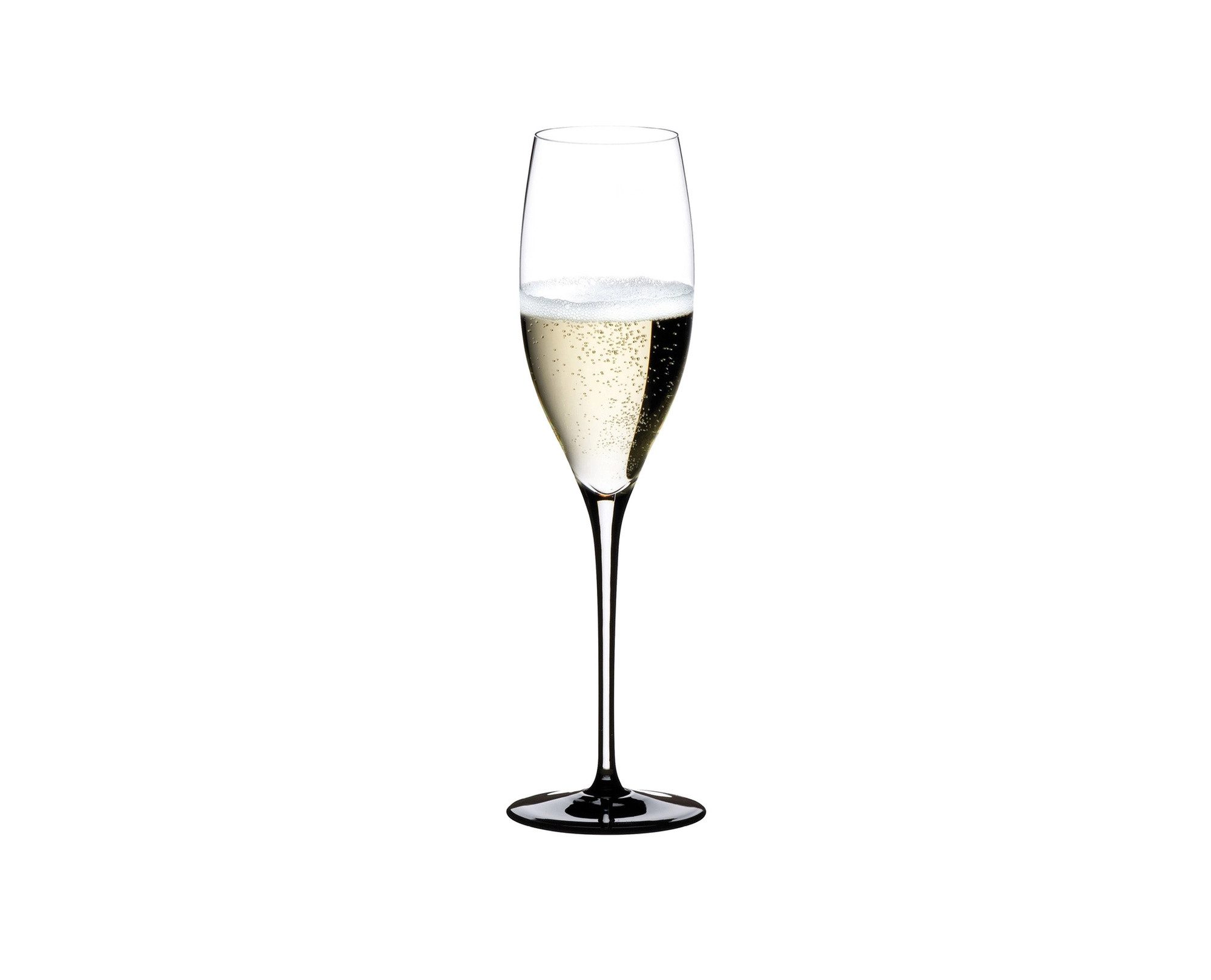 RIEDEL THE WINE GLASS COMPANY Champagnerglas Riedel Sommeliers Black Tie Schaumweinglas Chamagner 330 ml, Kristallglas