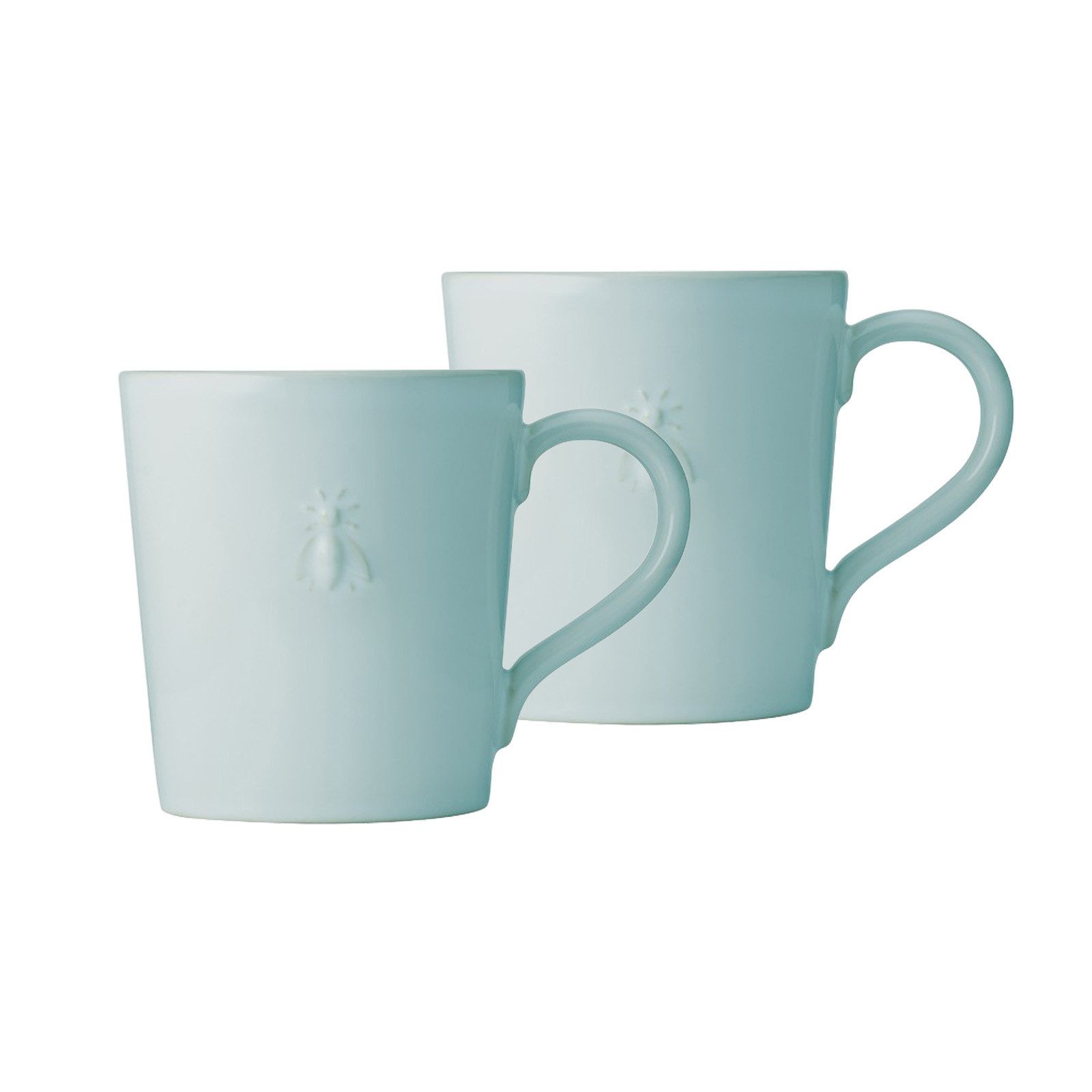 La Rochere Becher Biene Henkelbecher 520 ml 2er Set, 2-tlg., Keramik