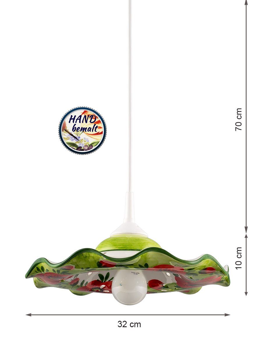 Helios Leuchten Pendelleuchte Küchenlampe Keramik, Keramiklampe, günstig online kaufen