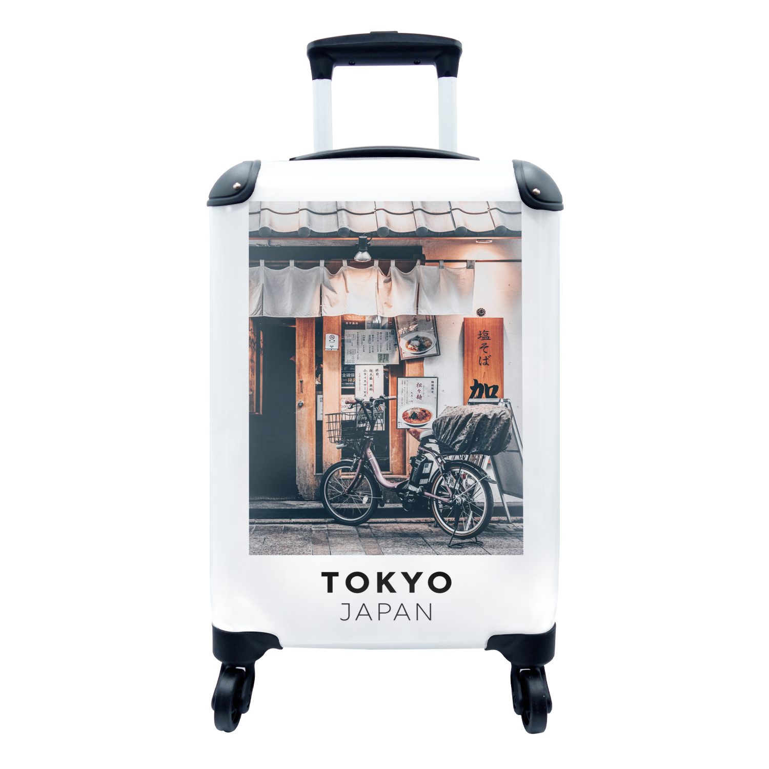 Trolley, MuchoWow Rollen, rollen, Ferien, Restaurant, Reisetasche für Reisekoffer Handgepäckkoffer Tokio Handgepäck - 4 - mit Japan
