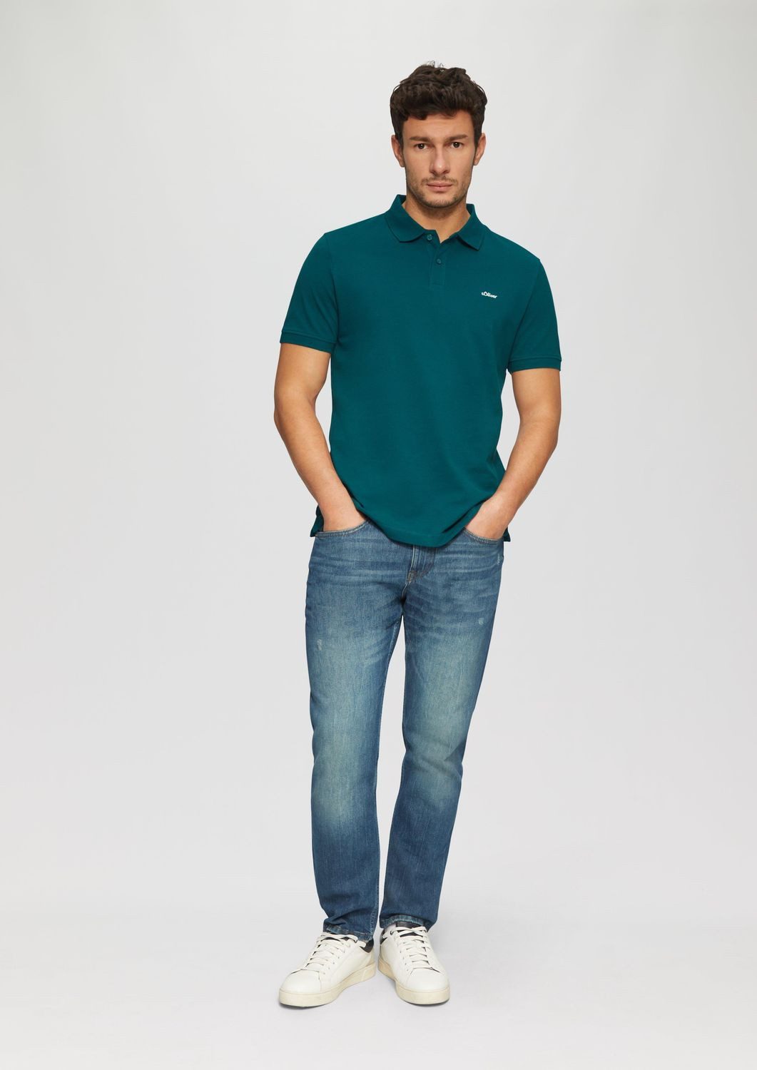 s.Oliver Poloshirt Poloshirt Kragen, Knopfleiste, kurzarm günstig online kaufen