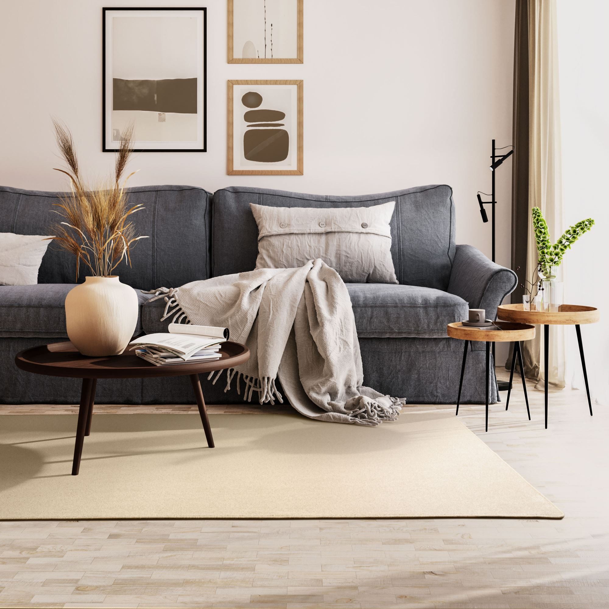 Steffensmeier Teppich Cambridge Young, Rechteckig, Kurzflor Teppich, Wohnzimmer