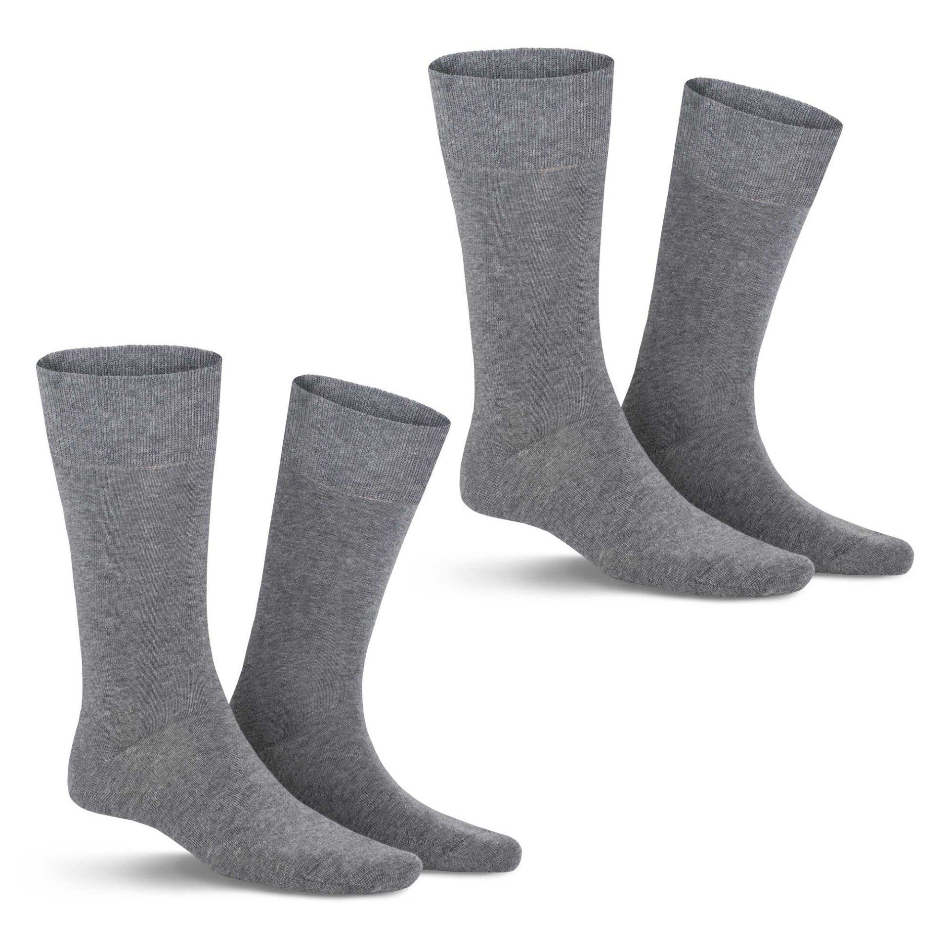 KUNERT Basicsocken Comfort Cotton 2-Pack (2-Paar) Herren Socken im Doppelpack mit hohem Baumwoll-Anteil