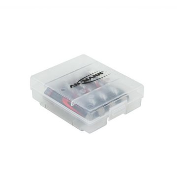 ANSMANN AG 3x Batteriebox für bis zu 4 AAA & AA Akkus & Batterien - Akkubox für Schutz & Transport Akku