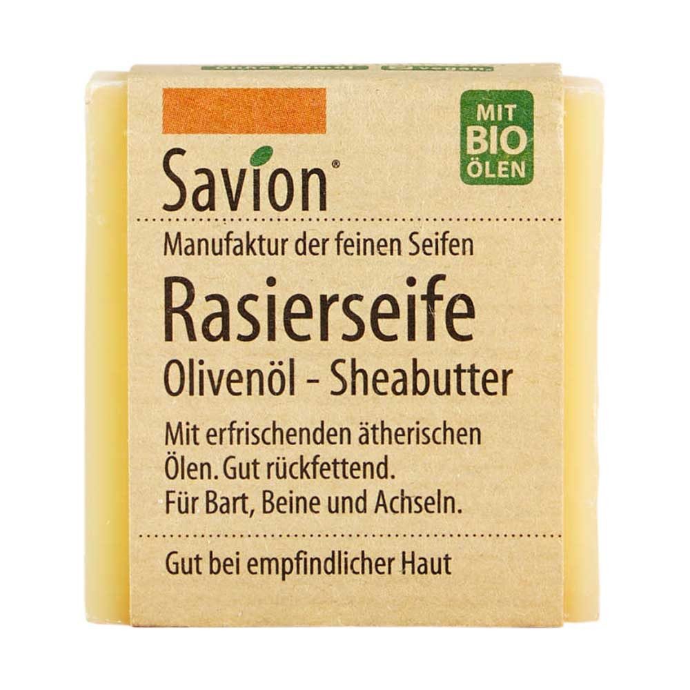 Savion Rasierseife Rasierseife - Olivenöl-Sheabutter 50g
