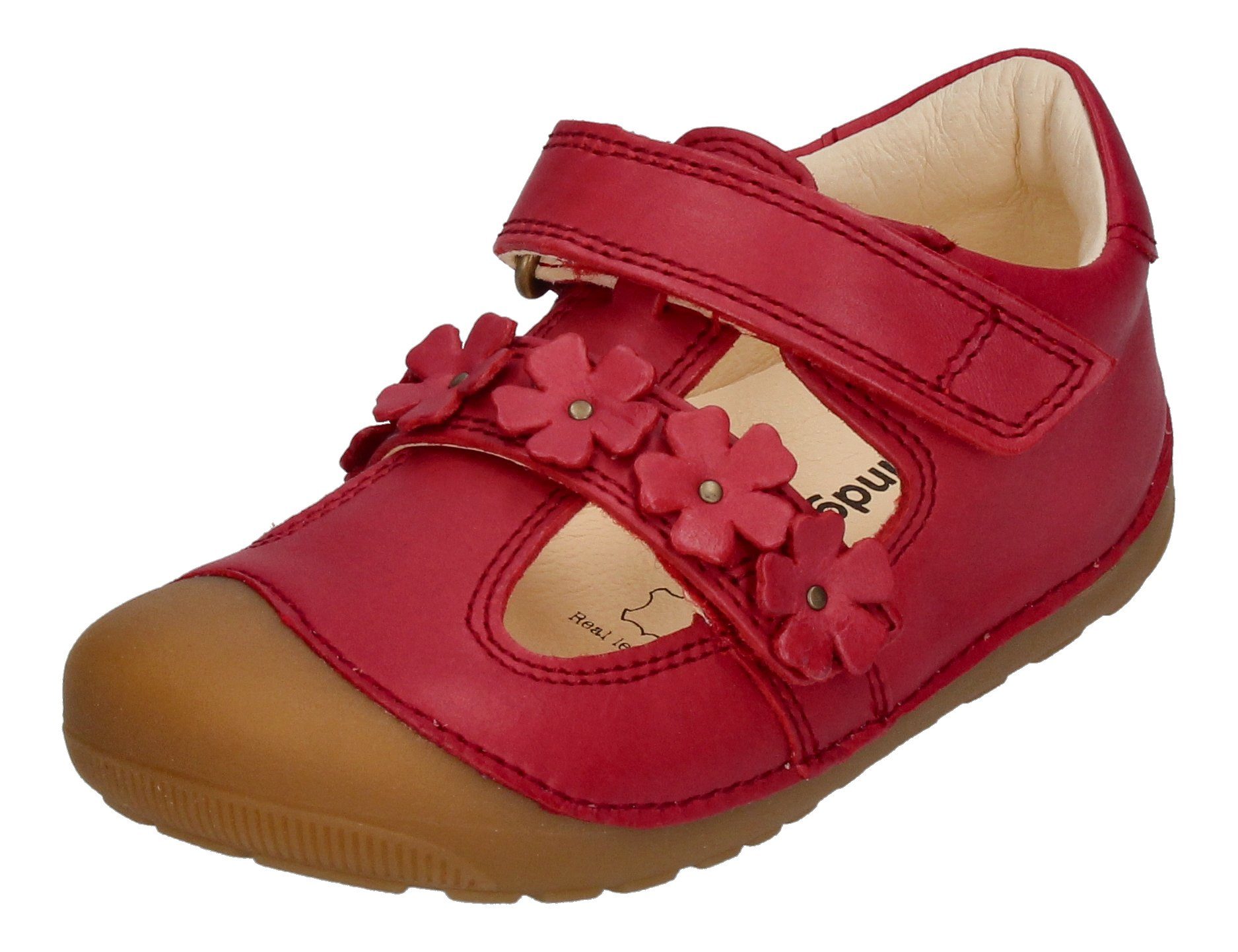 bundgaard Petit Summer Flower 202174_734 Lauflernschuh Red