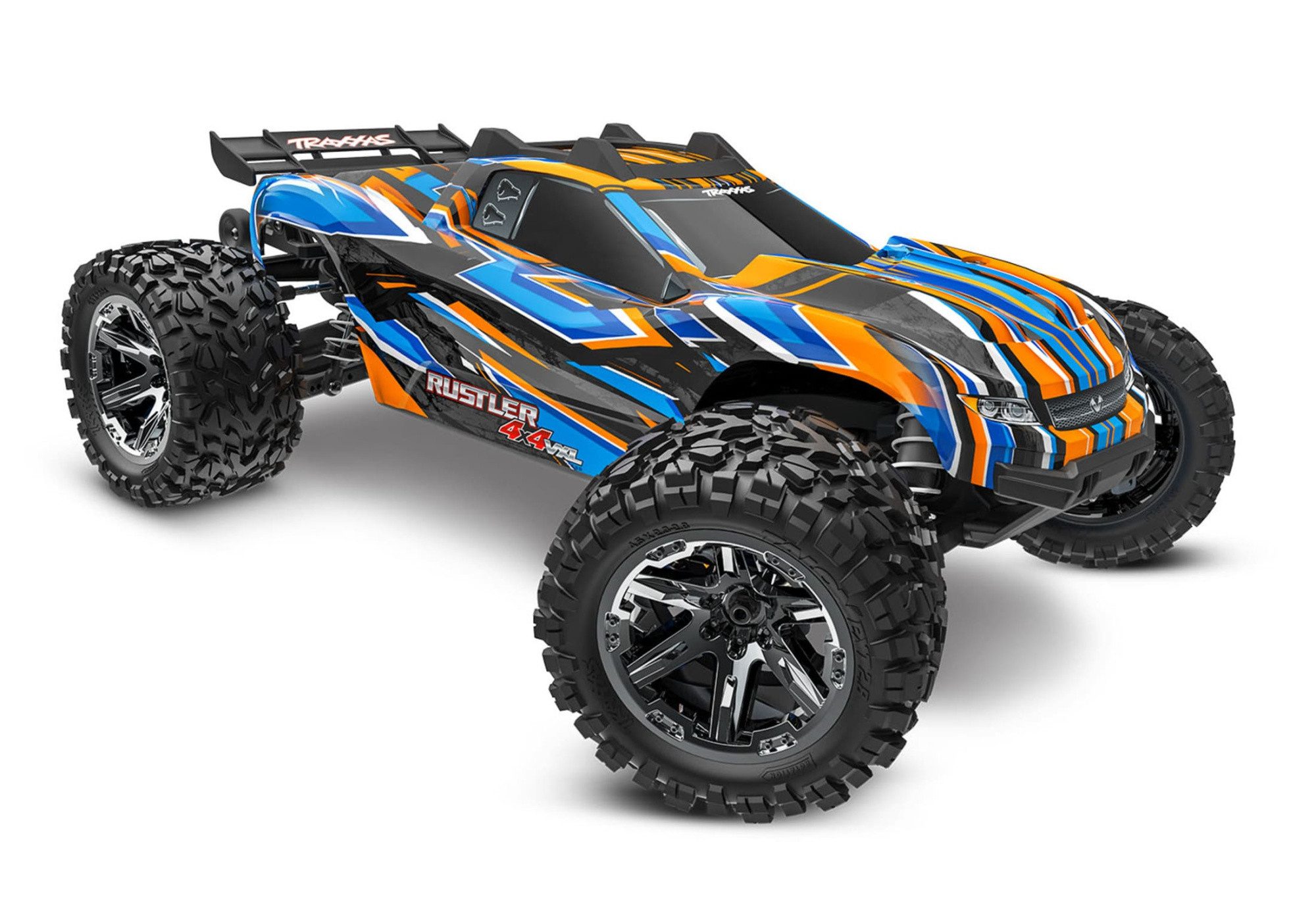 RC-Buggy Traxxas RC Rustler 4x4 VXL HD Stadium Truck RTR 1:10 orange