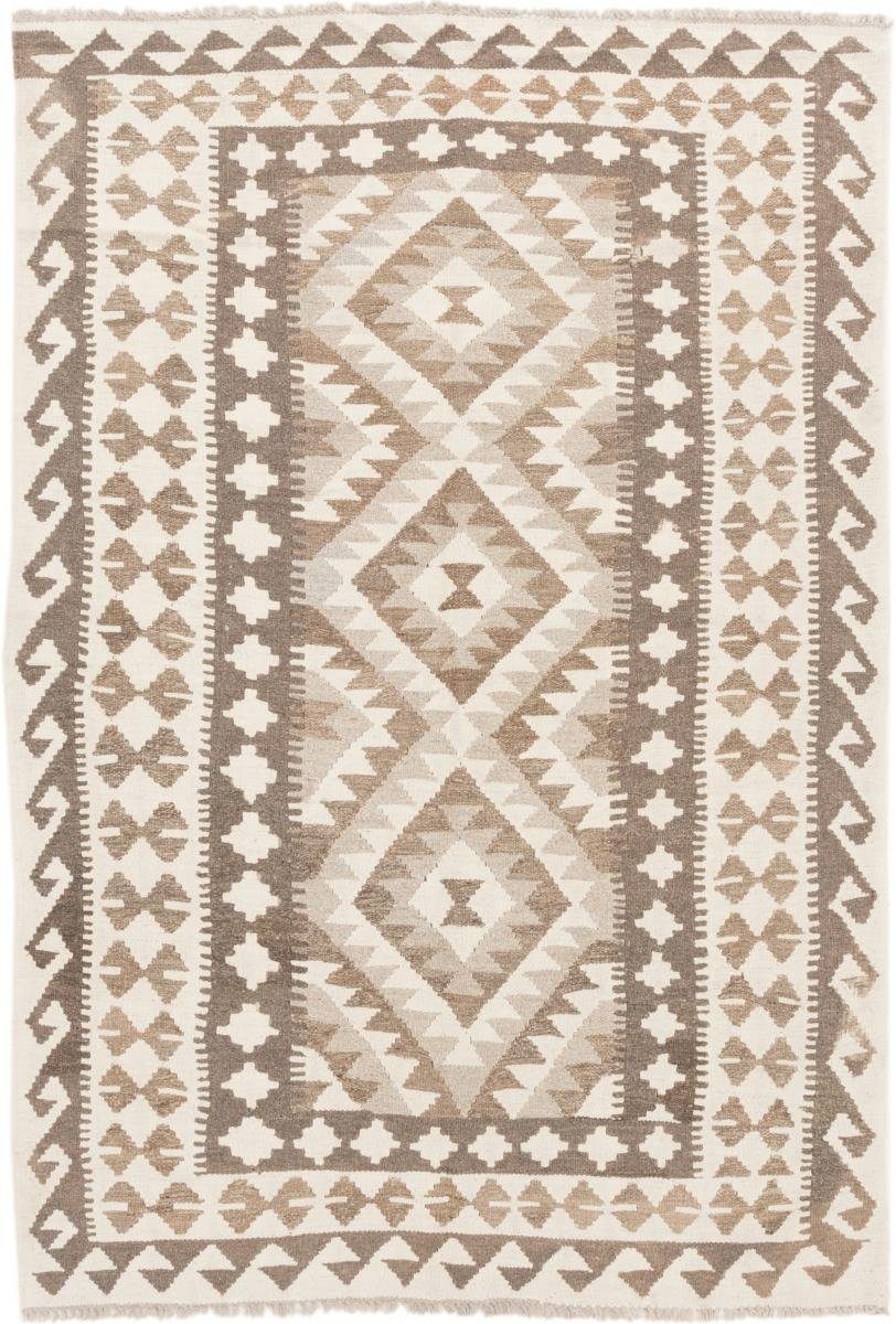 Handgewebter Heritage Nain rechteckig, 123x182 Afghan Höhe: mm 3 Trading, Moderner Kelim Orientteppich, Orientteppich