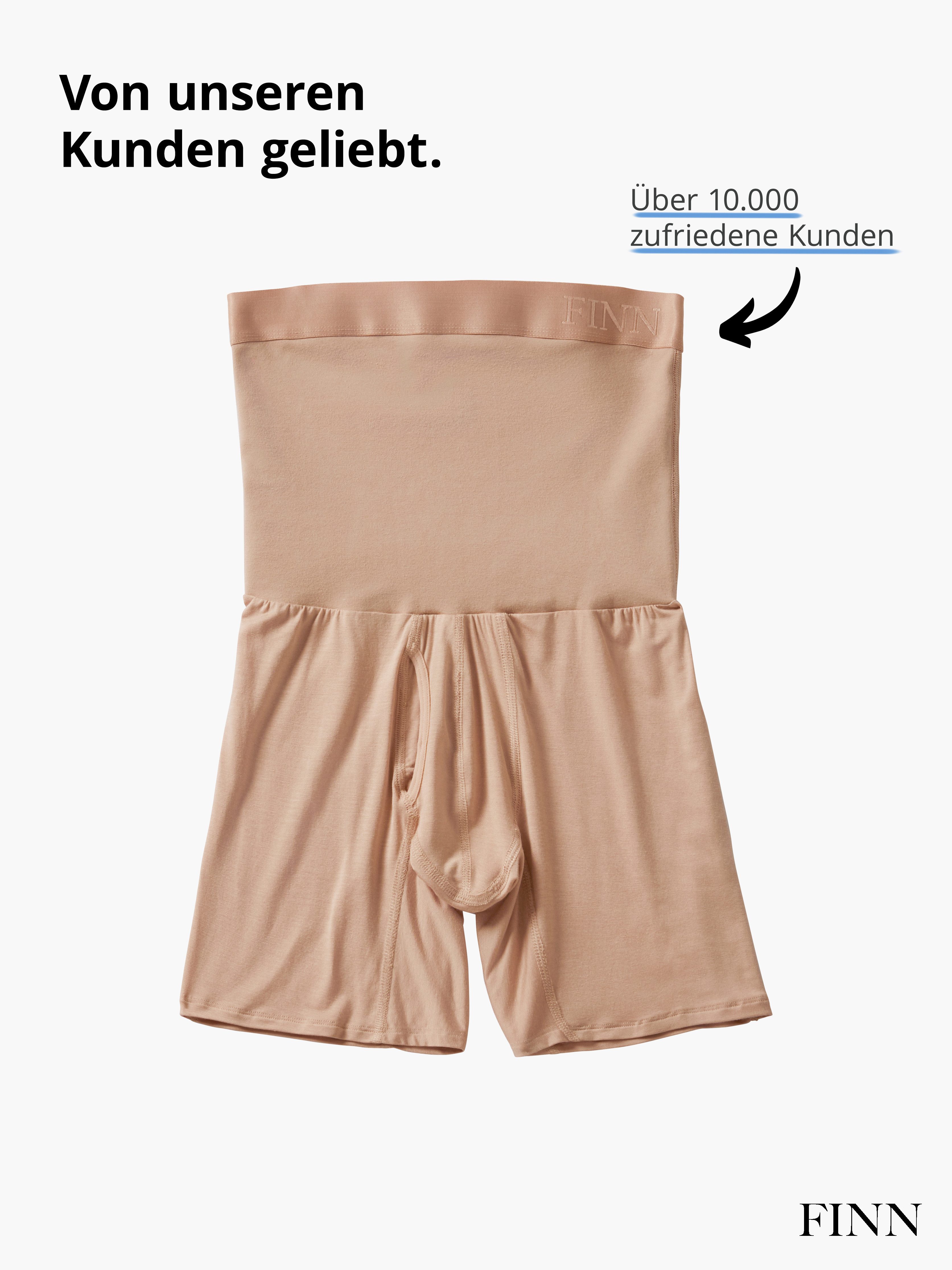Shapinghose mit starker Kompression - Shapewear Shorts Herren mit Bauch-Weg Effekt
