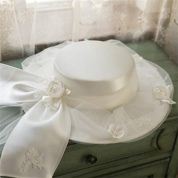 Rouemi Schlapphut Damenhüte, dekorative Hüte für Hochzeiten, Partyhüte