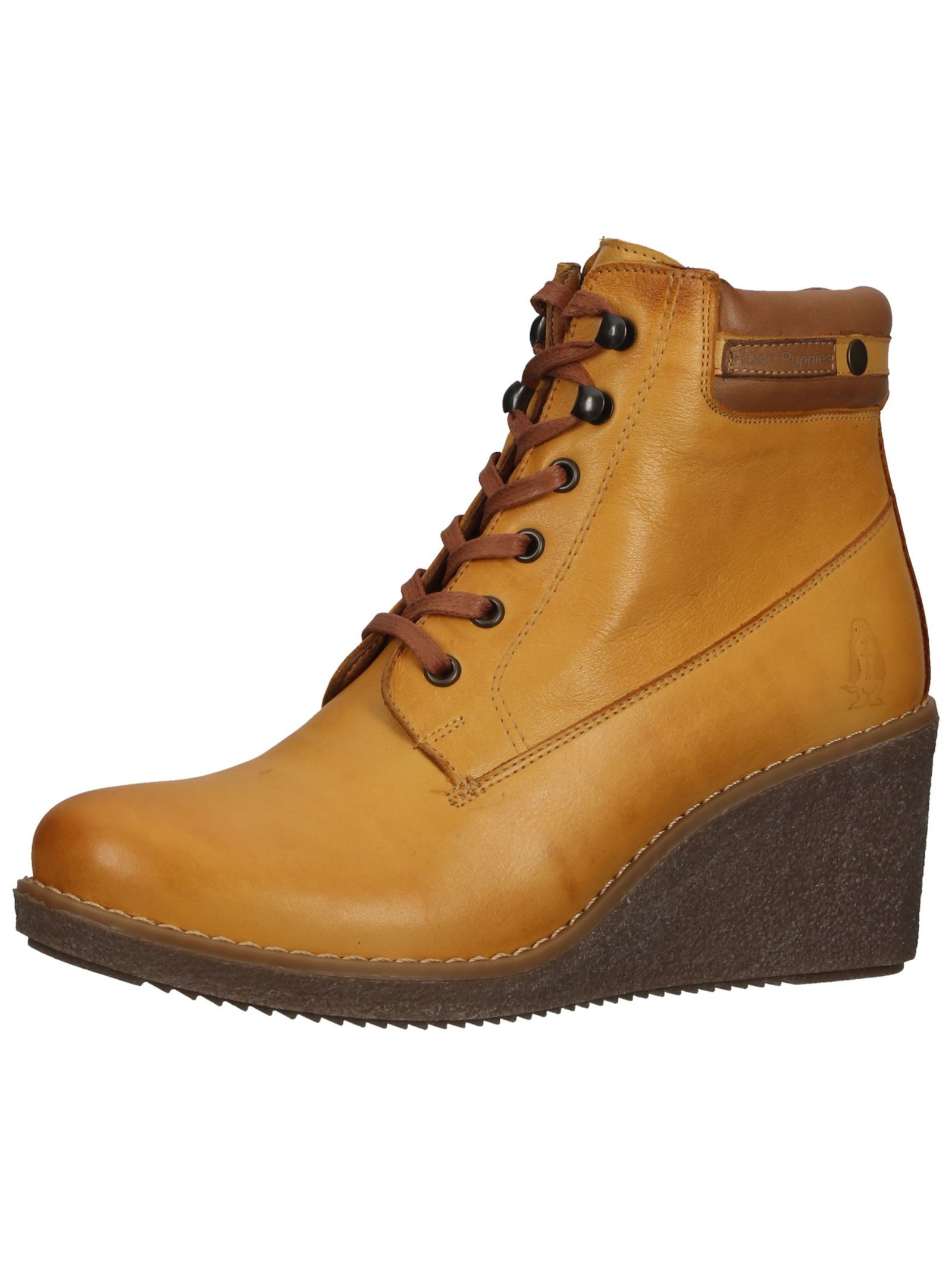 Stiefelette Leder Keilstiefelette