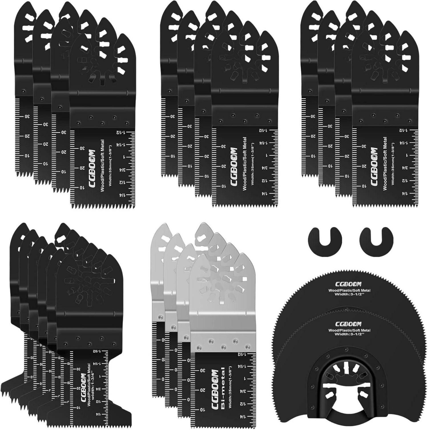 Multitool Multitool Sägeblätter 26 tlg Kohlenstoffstahl Edelstahl Oszillierendes