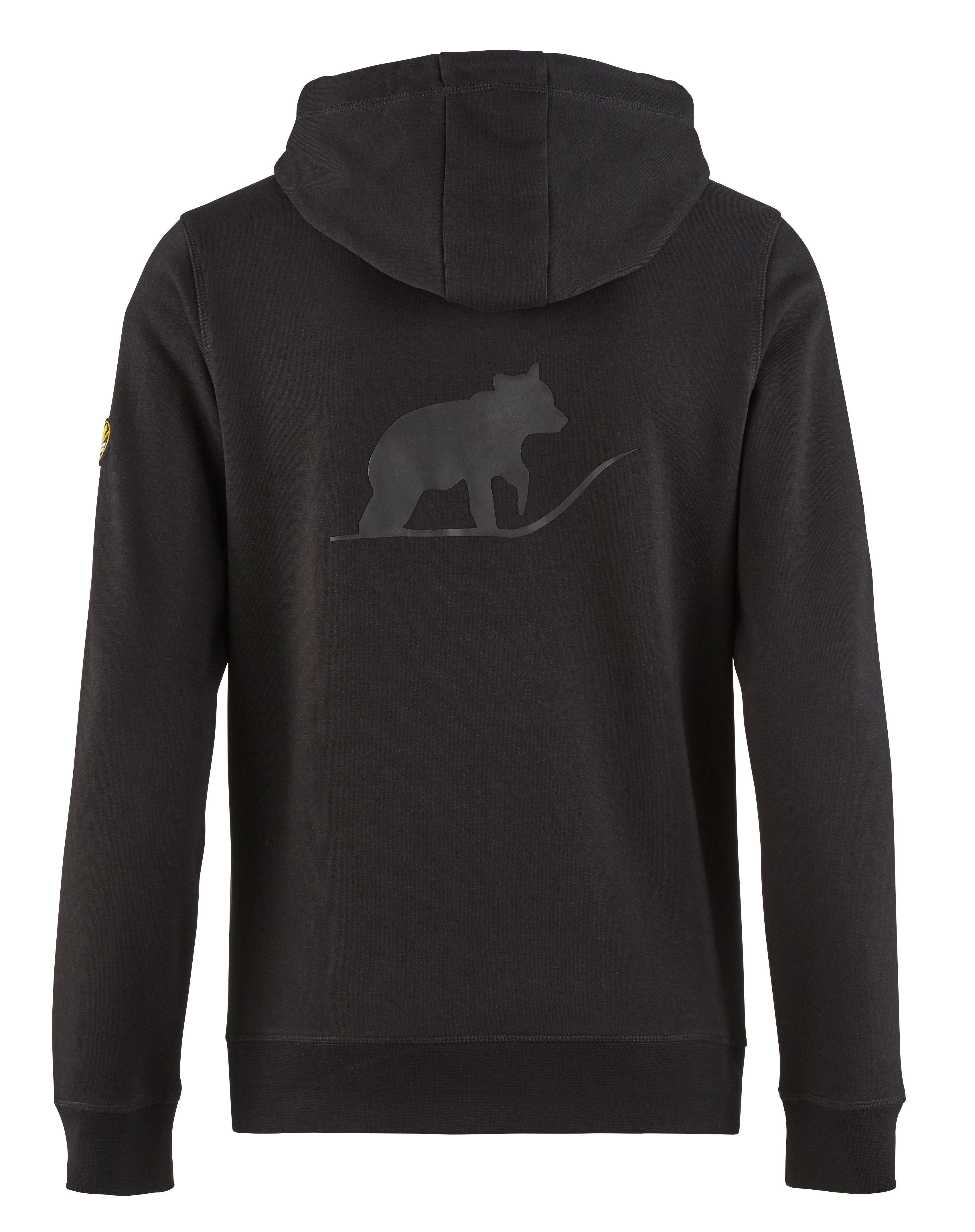 Northern Country zum Obermaterial, Arbeiten, perfekt Hoodie BlackBeauty weiches mit Kängurutasche