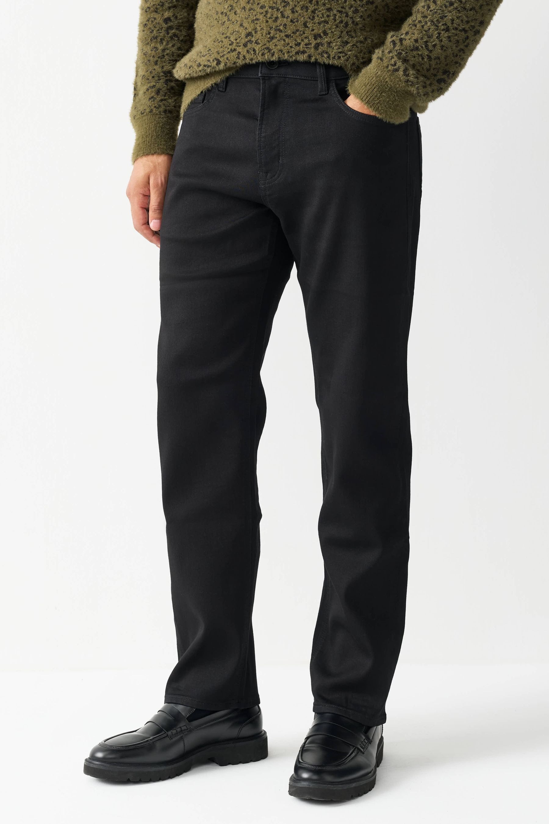 Next Straight-Jeans Straight Fit Jeans mit Comfort Stretch (1-tlg)