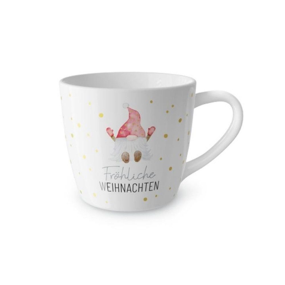 La Vida Tasse Love Xmas, Porzellan, Spülmaschinengeeigenet, Weiß, Motiv: Weihnachten